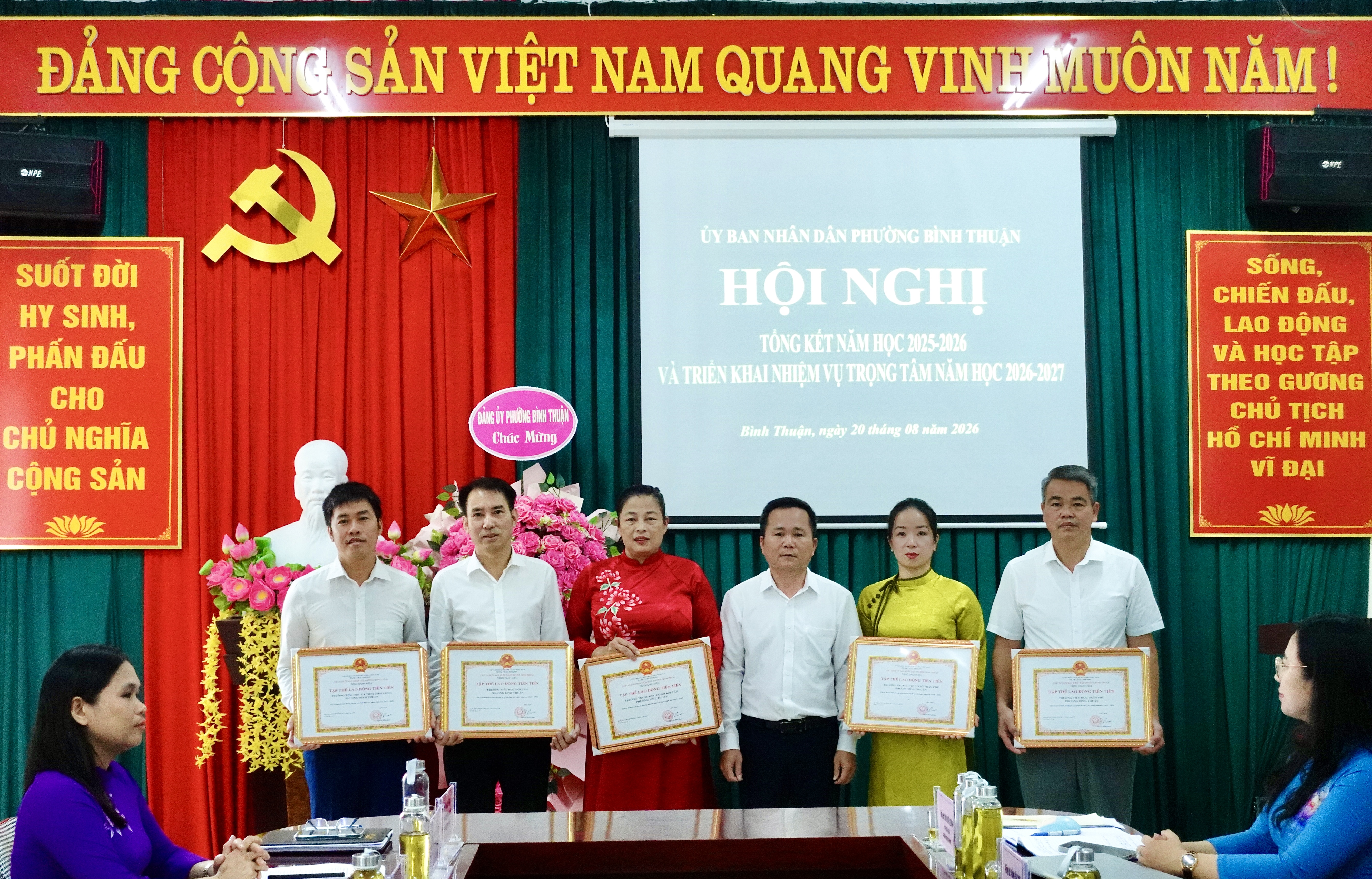 Phường Bình Thuận tổng kết năm học 2025 - 2026, triển khai nhiệm vụ năm học 2026 - 2027