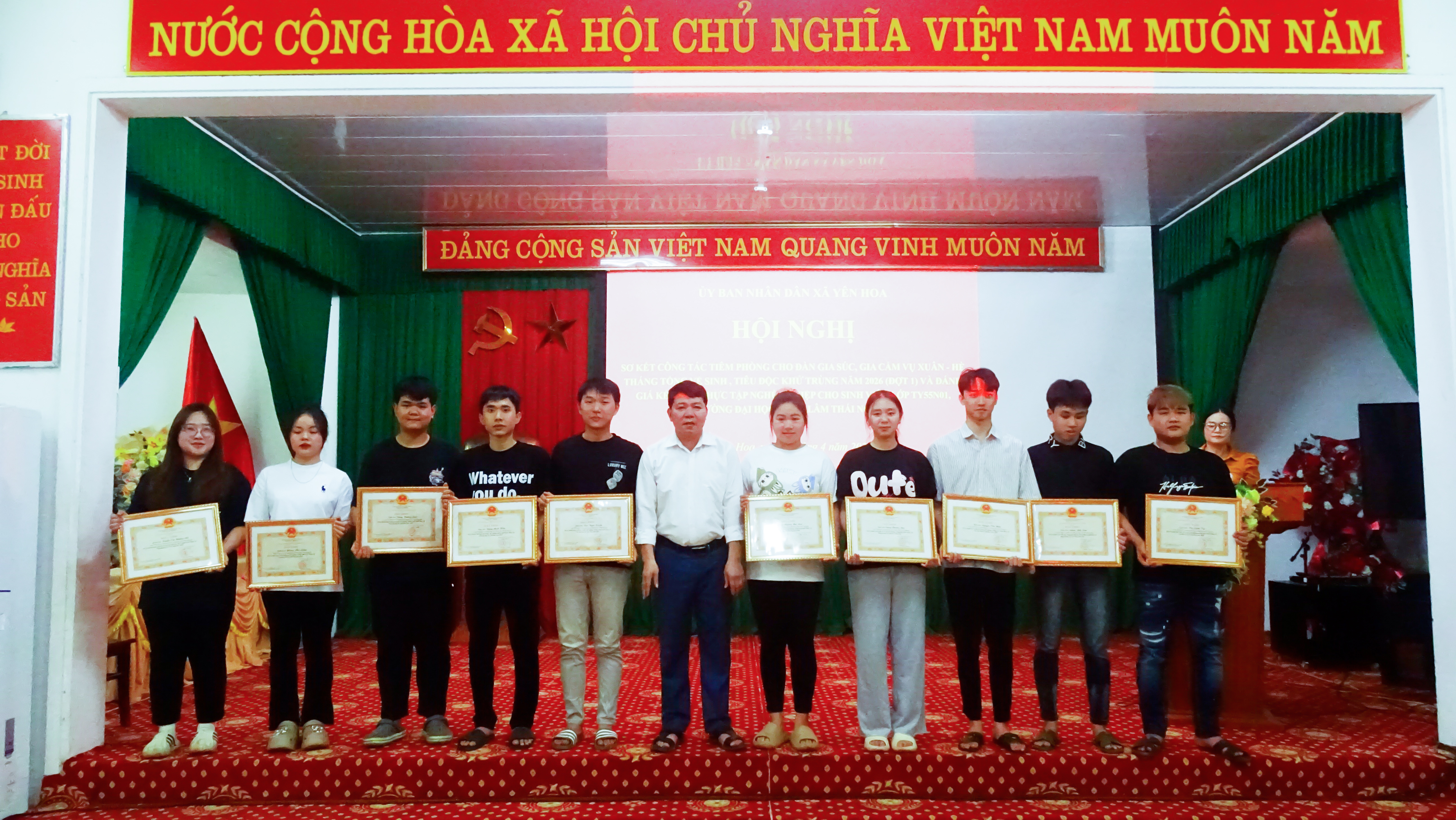 Hội nghị sơ kết công tác tiêm phòng cho đàn gia súc, gia cầm vụ Xuân-Hè; Tháng tổng vệ sinh, tiêu độc, khử trùng năm 2026 (đợt 1)