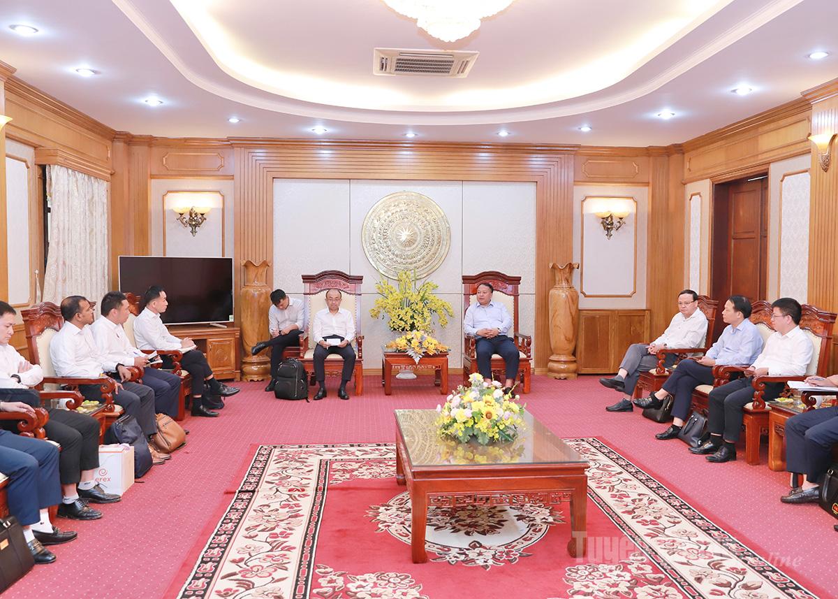 Tuyen Quang Leaders Meet with EREX Japan on Biomass Power Plant Project