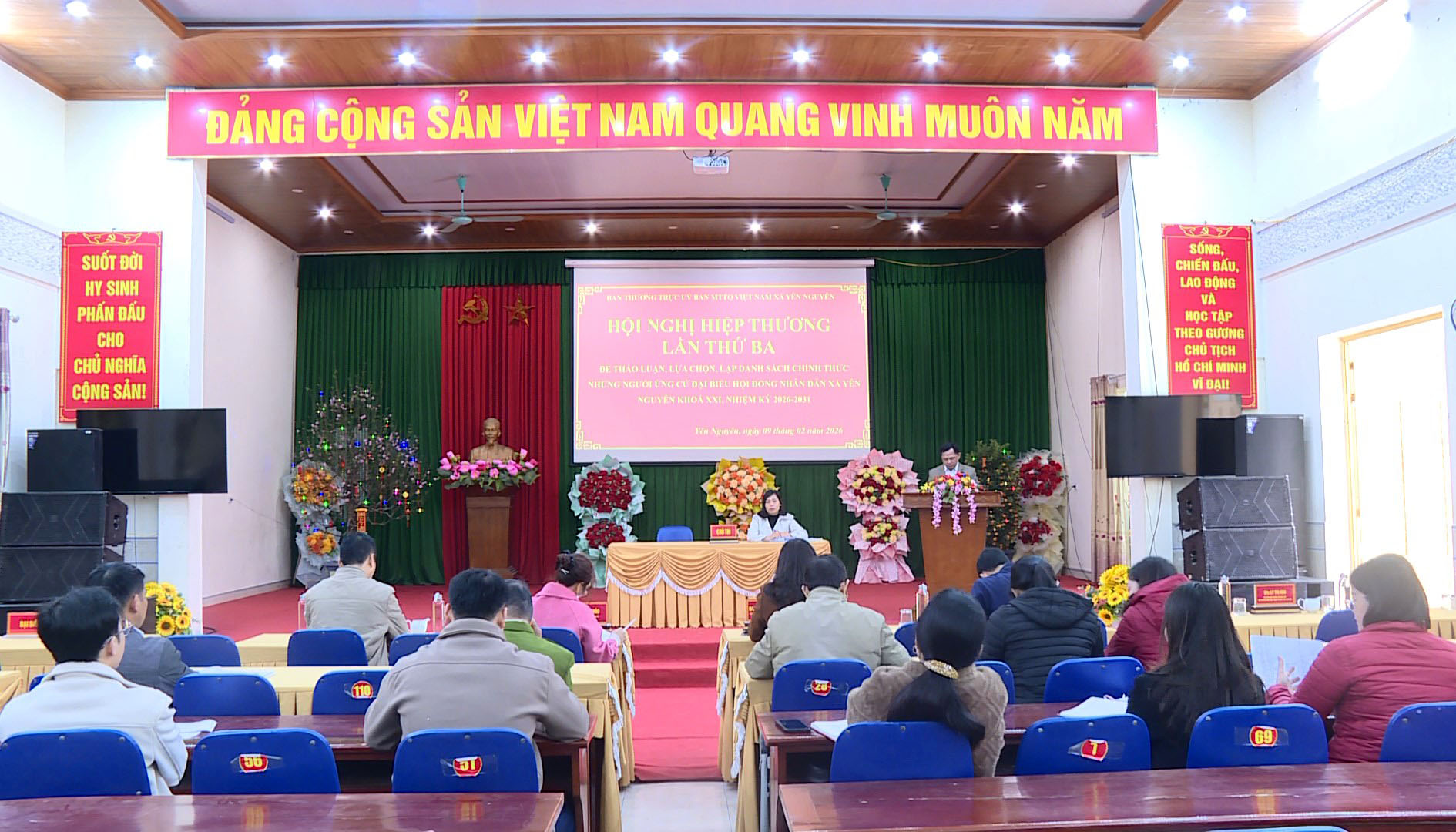 Ủy ban MTTQ Việt Nam xã Yên Nguyên hoàn tất hiệp thương lần thứ ba