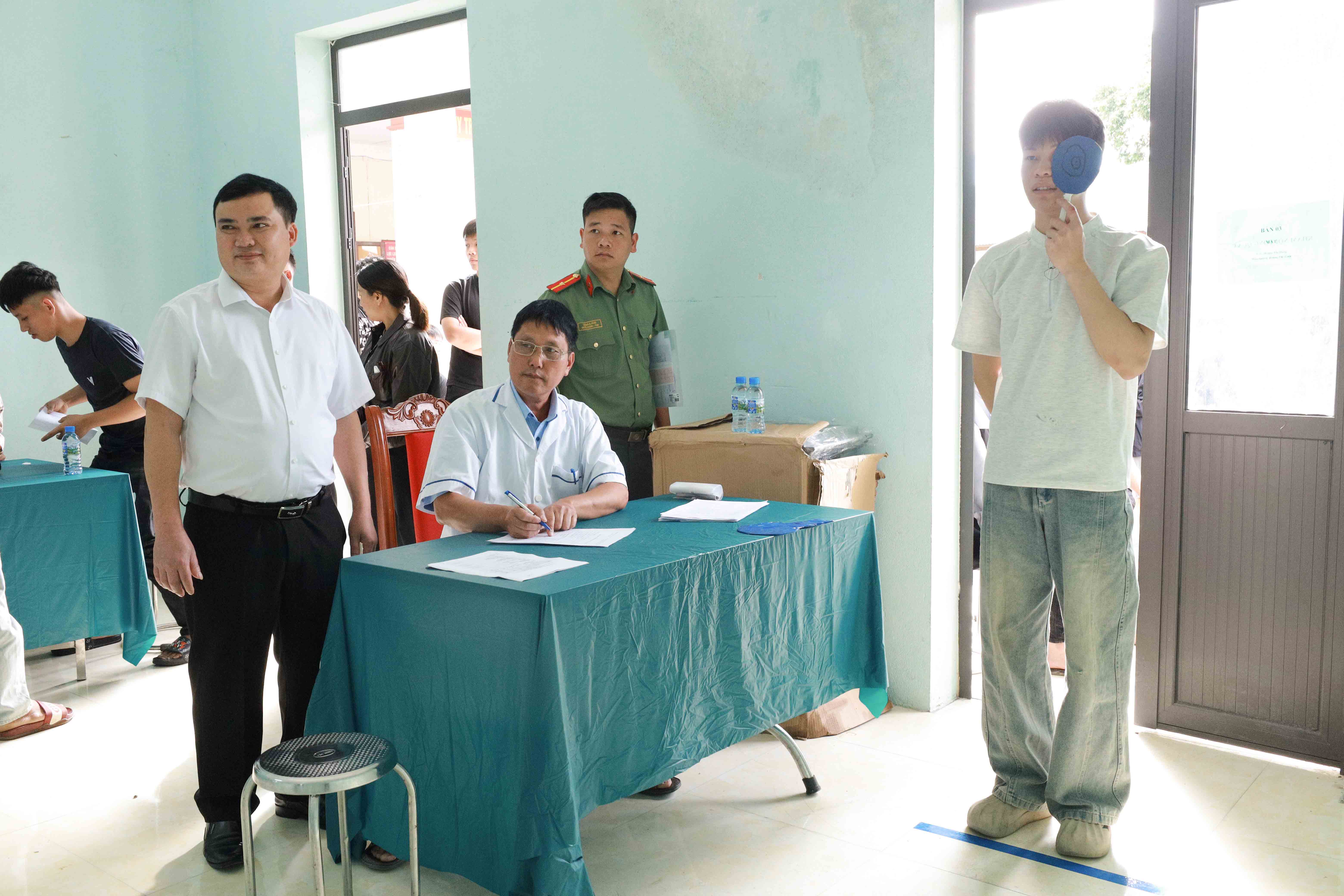 Xã Hoàng Su Phì tổ chức Khám sơ tuyển nghĩa vụ quân sự năm 2027