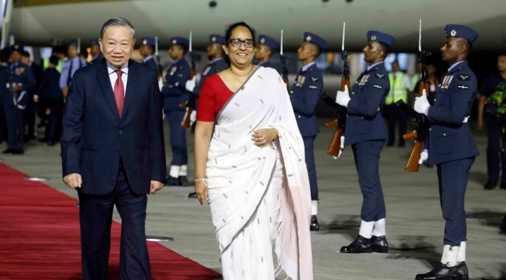 Tổng Bí thư, Chủ tịch nước Tô Lâm bắt đầu thăm cấp Nhà nước tới Sri Lanka