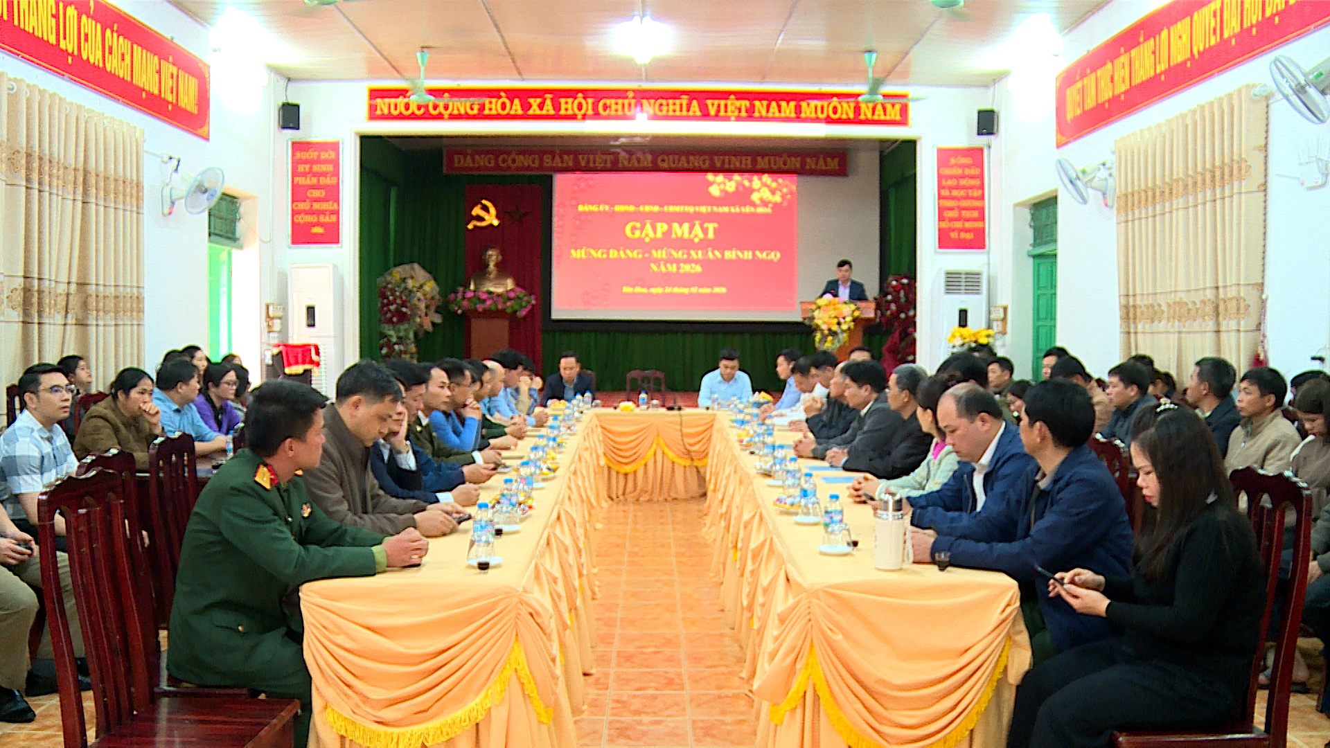 Xã Yên Hoa tổ chức Hội nghị gặp mặt đầu năm Xuân Bính Ngọ 2026