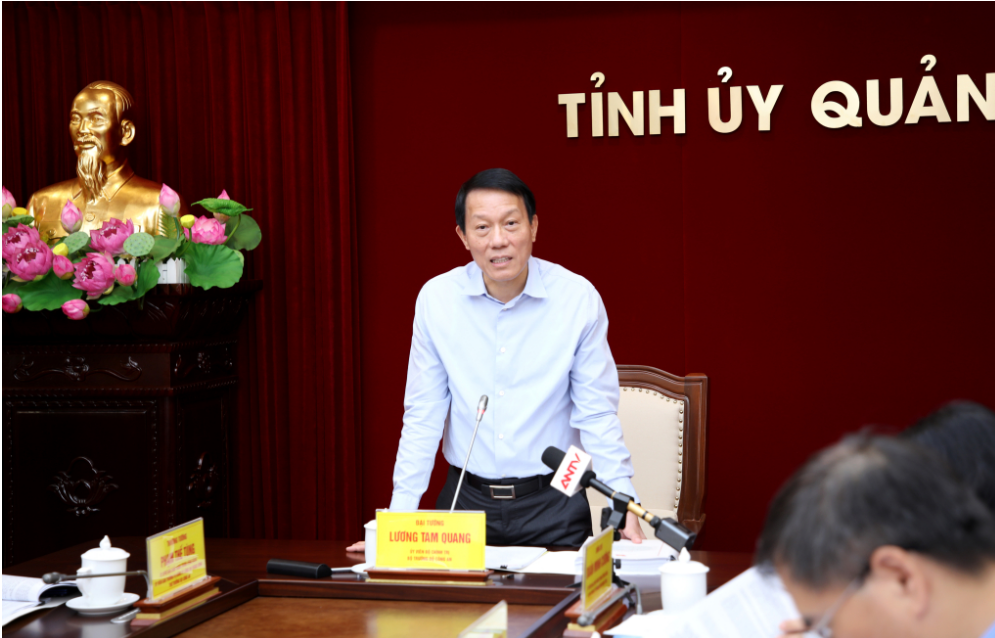THÔNG QUA DỰ THẢO KẾT QUẢ KIỂM TRA, GIÁM SÁT (ĐỢT 2) CỦA BỘ CHÍNH TRỊ, BAN BÍ THƯ ĐỐI VỚI BAN THƯỜNG VỤ TỈNH ỦY QUẢNG NINH