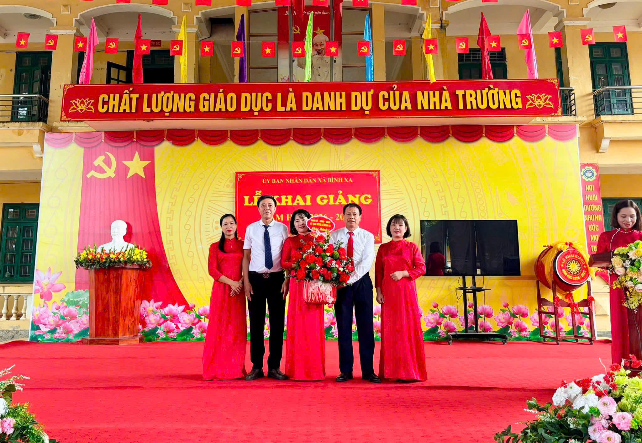 XÃ BÌNH XA RỘN RÀNG NGÀY KHAI GIẢNG NĂM HỌC MỚI