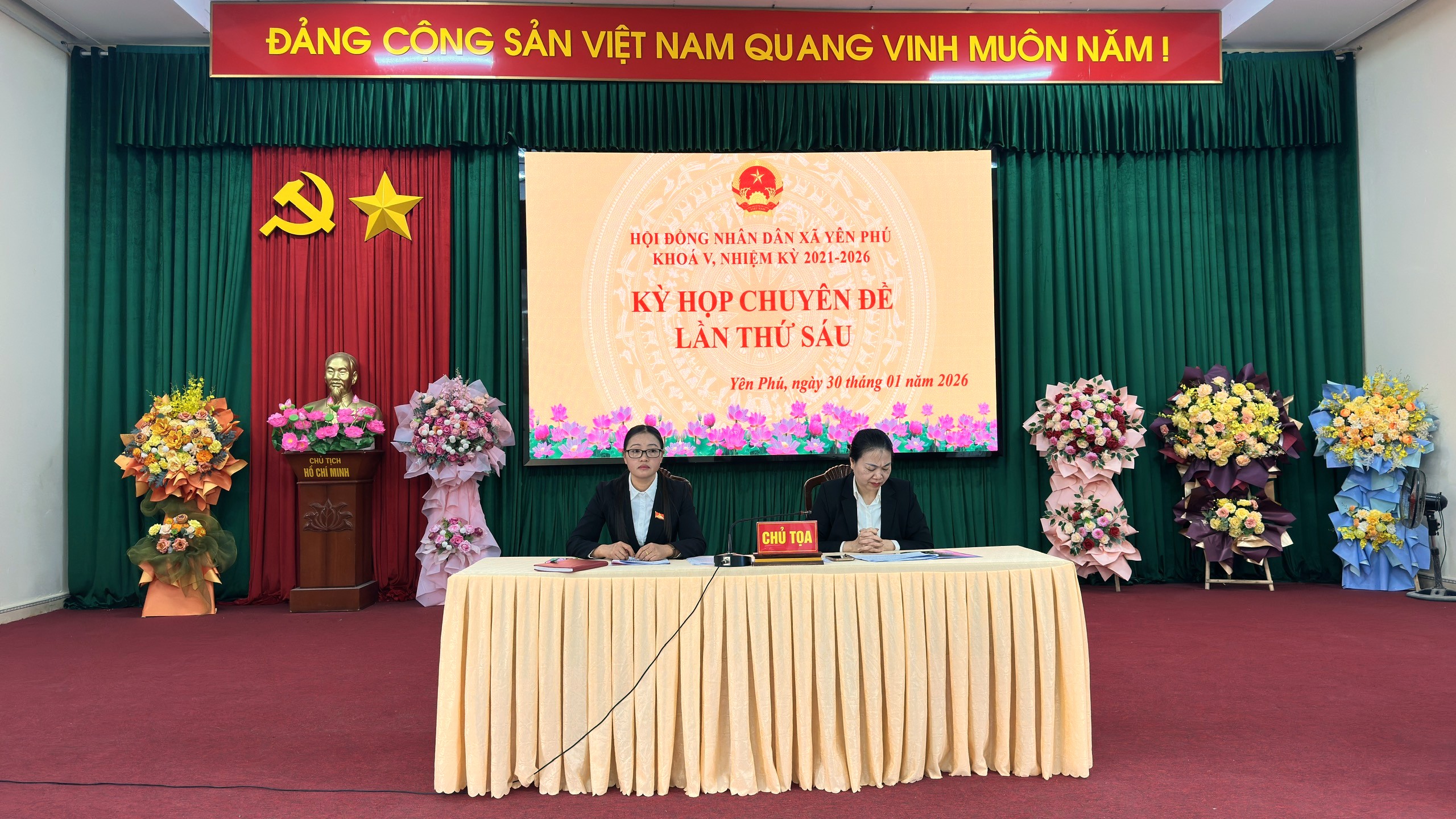 HỘI ĐỒNG NHÂN DÂN XÃ YÊN PHÚ TỔ CHỨC KỲ HỌP CHUYÊN ĐỀ LẦN THỨ SÁU, NHIỆM KỲ 2021 – 2026