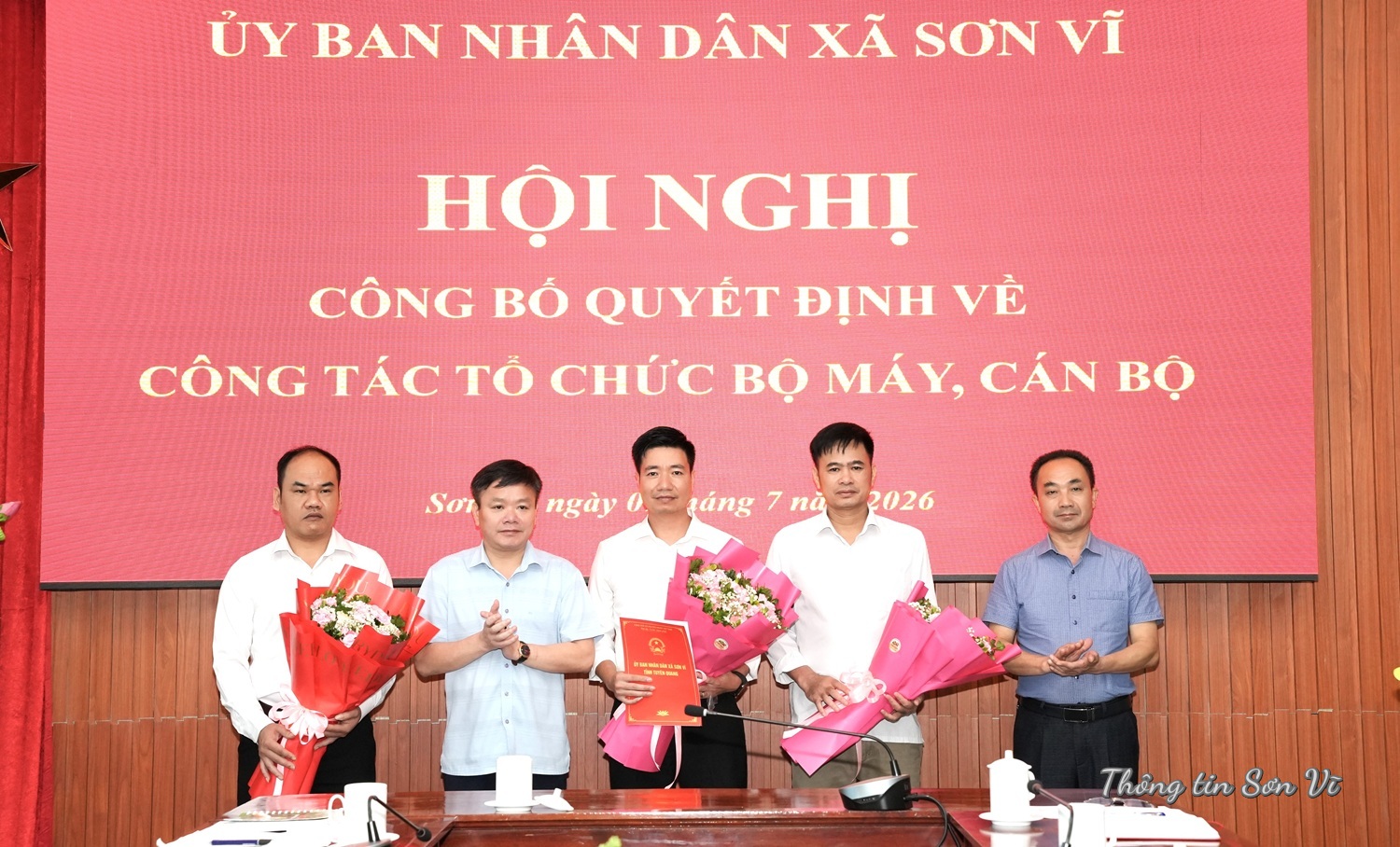 Xã Sơn Vĩ, tỉnh Tuyên Quang: Công bố thành lập Trường Phổ thông nội trú liên cấp Tiểu học và Trung học cơ sở Sơn Vĩ