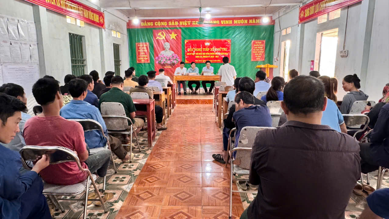 HỘI NGHỊ TIẾP XÚC CỬ TRI SAU KỲ HỌP THỨ NHẤT HĐND XÃ KHÓA XXI, NHIỆM KỲ 2026 – 2031