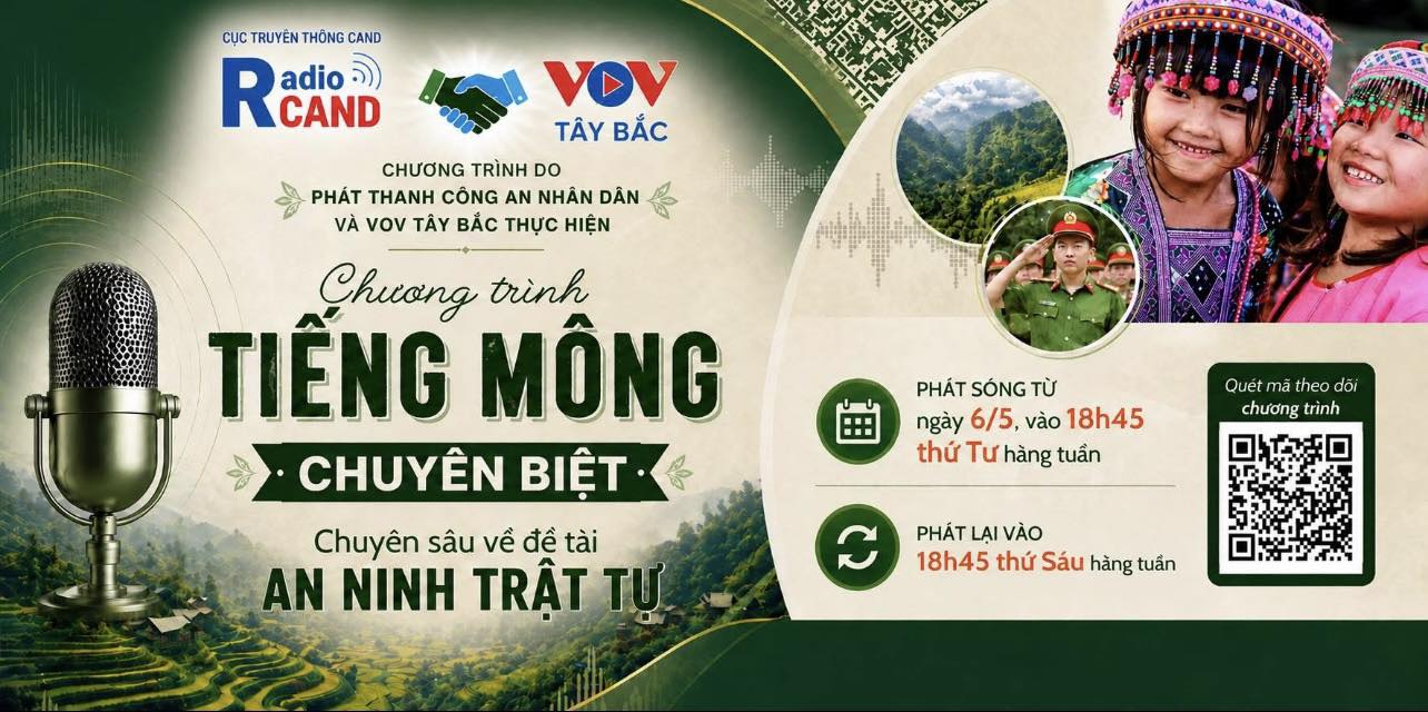 PHÁT SÓNG CHƯƠNG TRÌNH PHÁT THANH AN NINH BẰNG TIẾNG MÔNG