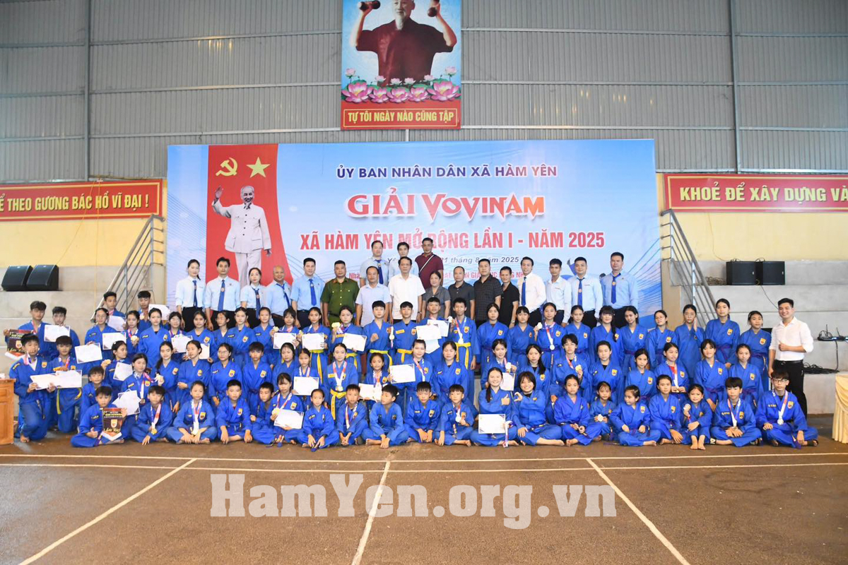 Hàm Yên tổ chức Giải Vovinam mở rộng toàn tỉnh