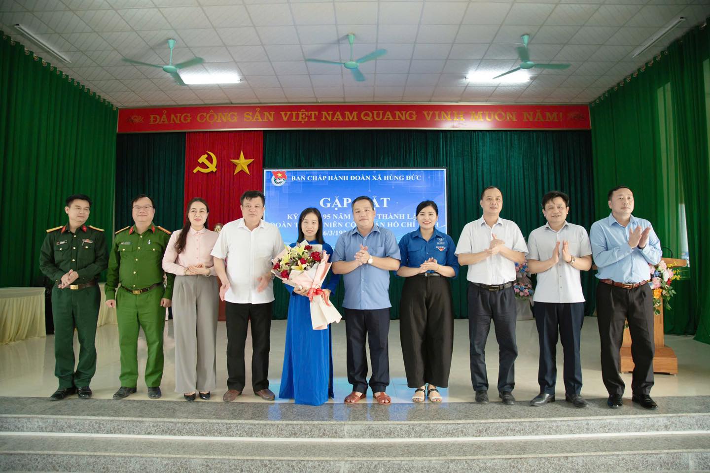 Sôi Nổi Các Hoạt Động Kỷ Niệm 95 Năm Ngày Thành Lập Đoàn TNCS Hồ Chí Minh Tại Xã Hùng Đức