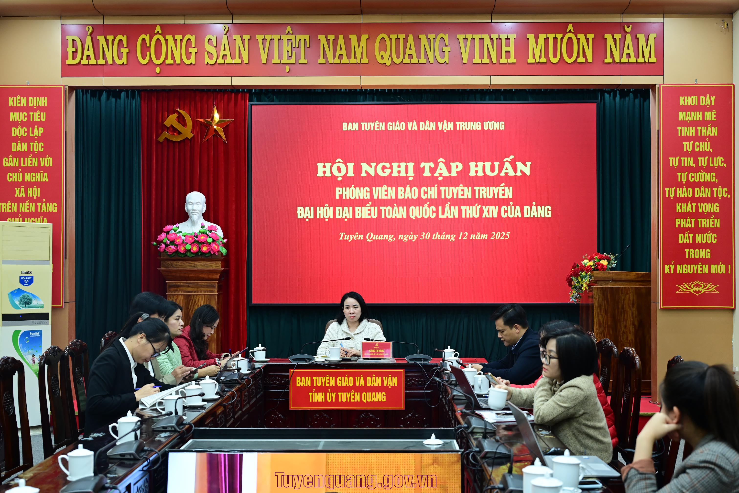 Tập huấn nâng cao kỹ năng tuyên truyền Đại hội XIV của Đảng cho đội ngũ cán bộ, phóng viên báo chí