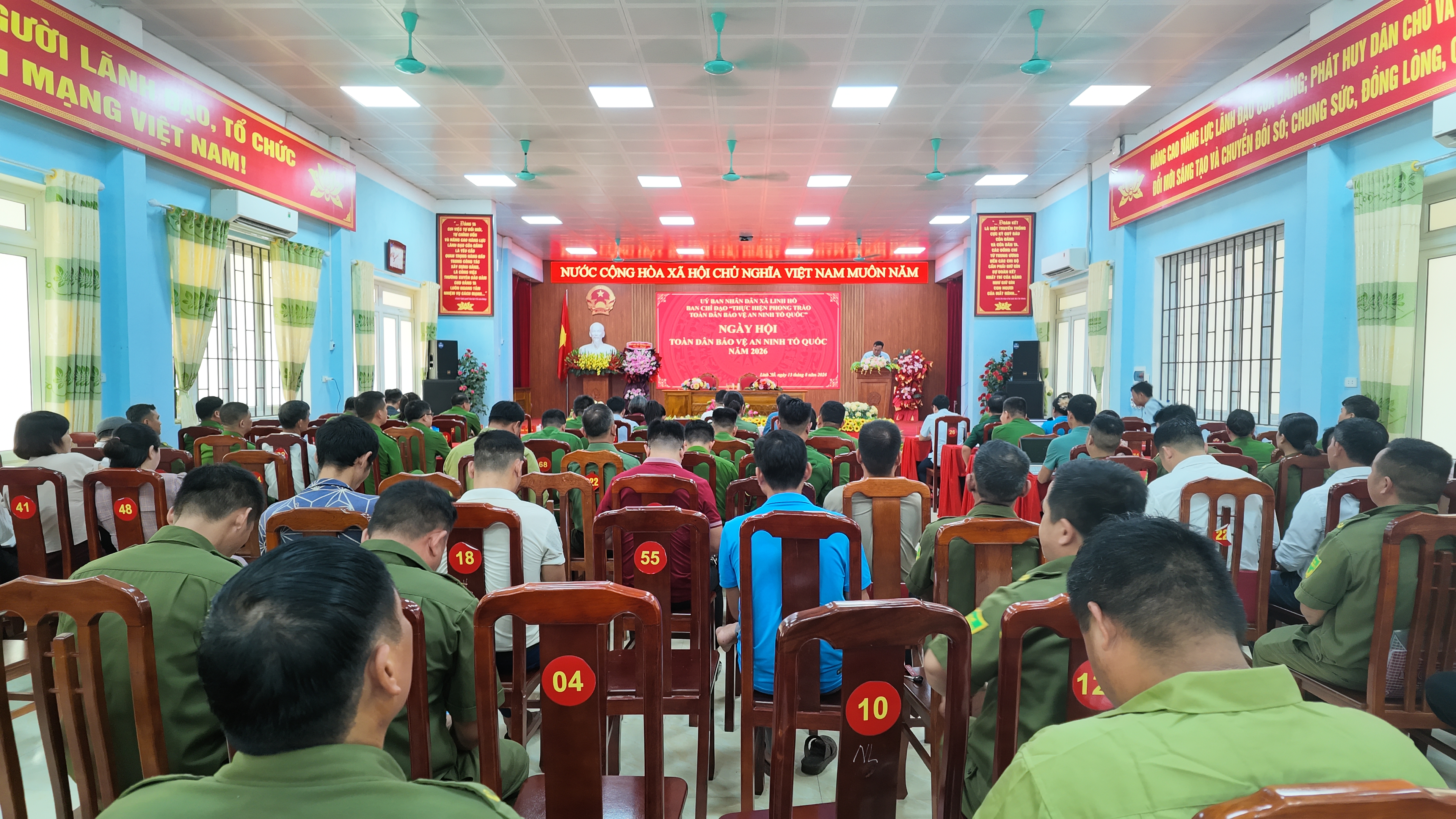 Xã Linh Hồ tổ chức Ngày hội toàn dân bảo vệ an ninh Tổ quốc năm 2026