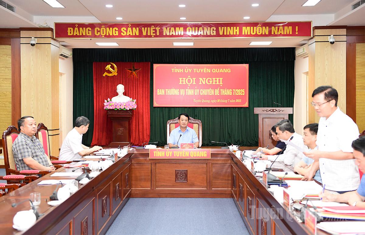 Ban Thường vụ Tỉnh ủy cho ý kiến vào Văn kiện Đại hội Đảng bộ phường Hà Giang 2 và Đảng bộ phường Minh Xuân, nhiệm kỳ 2025-2030 