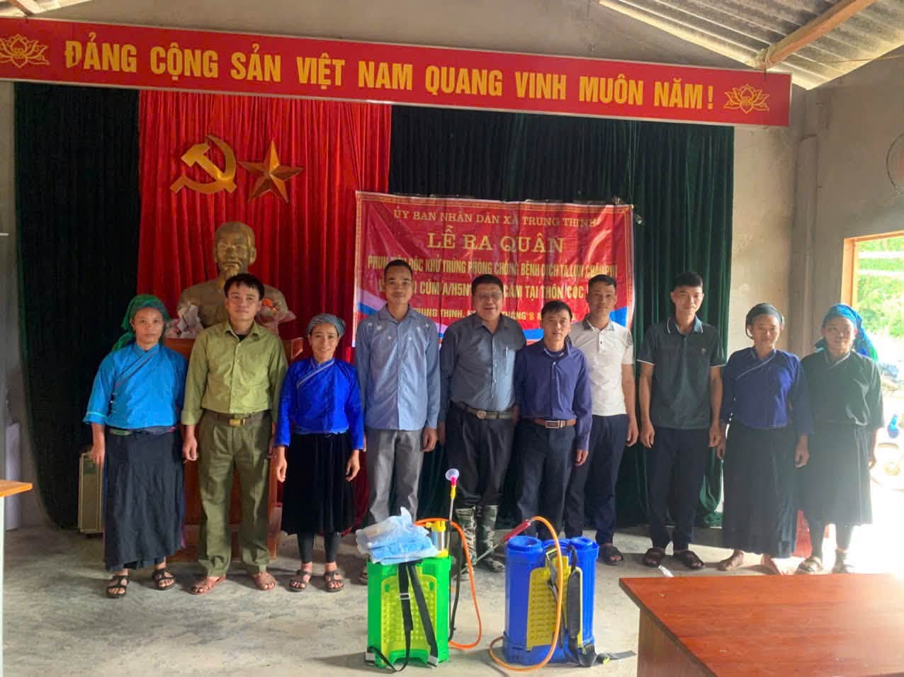 UBND XÃ TRUNG THỊNH TRIỂN KHAI TH