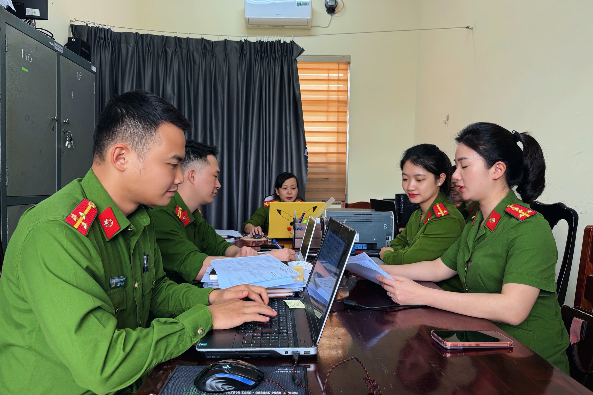 CÔNG AN PHƯỜNG MINH XUÂN CHỦ ĐỘNG ỨNG DỤNG CÔNG NGHỆ THÔNG TIN PHỤC VỤ CÔNG TÁC BẦU CỬ