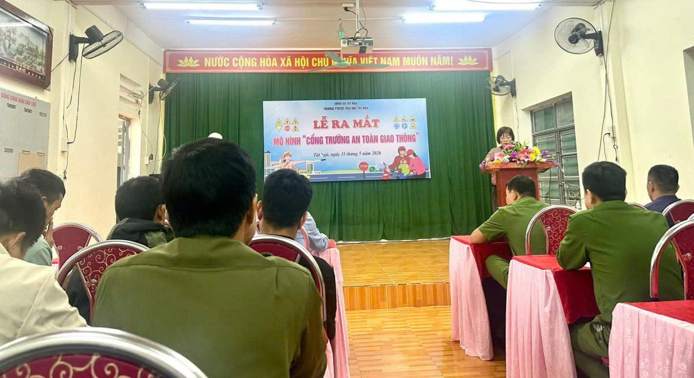 Ra mắt mô hình “Cổng trường An toàn giao thông”