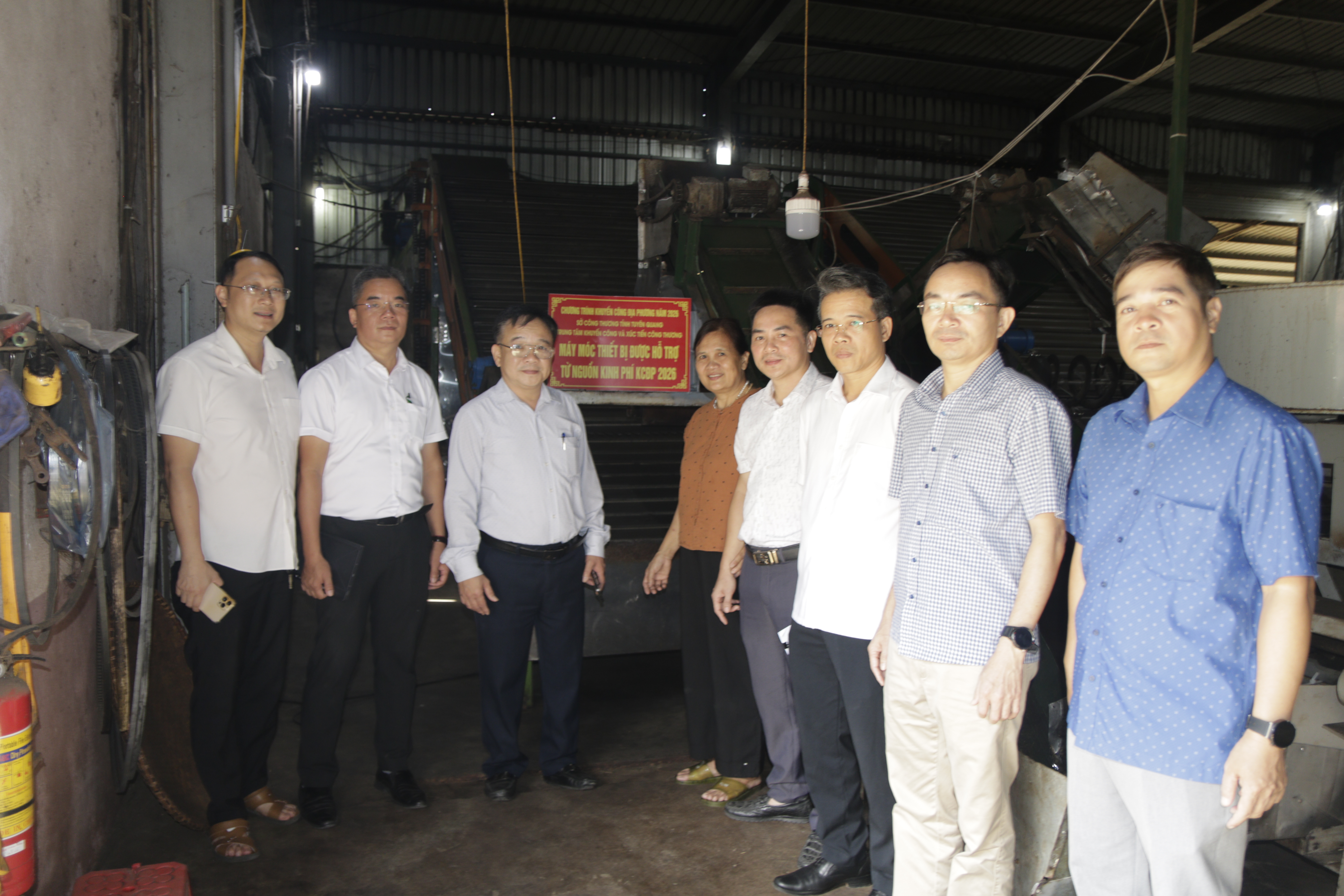 Trung tâm Khuyến công và Xúc tiến Công thương nghiệm thu Đề án khuyến công địa phương tại xã Tân Quang
