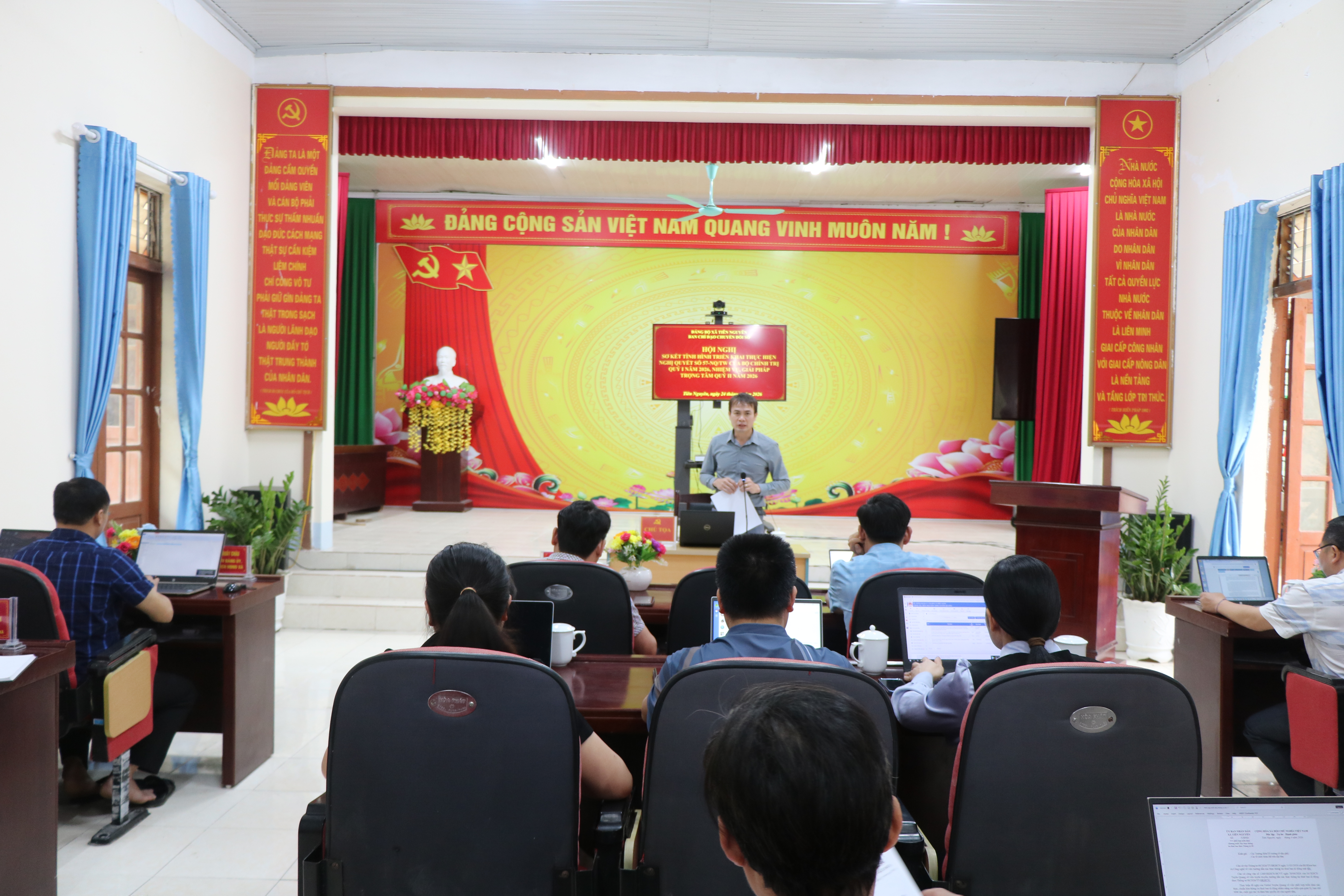 Tiên Nguyên sơ kết Ban Chỉ đạo phát triển khoa học, công nghệ, đổi mới sáng tạo và chuyển đổi số