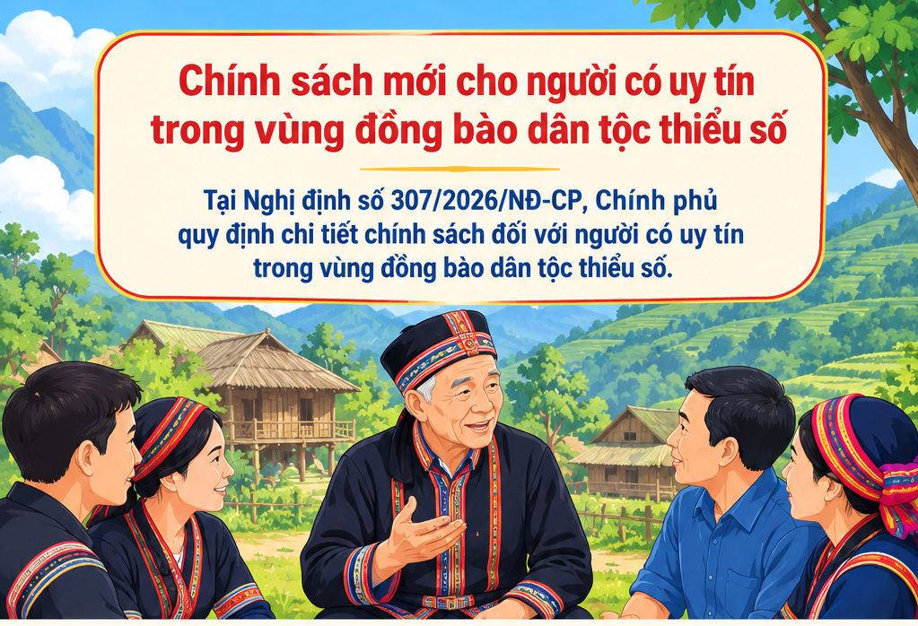 Chính sách mới cho người có uy tín trong vùng đồng bào dân tộc thiểu số