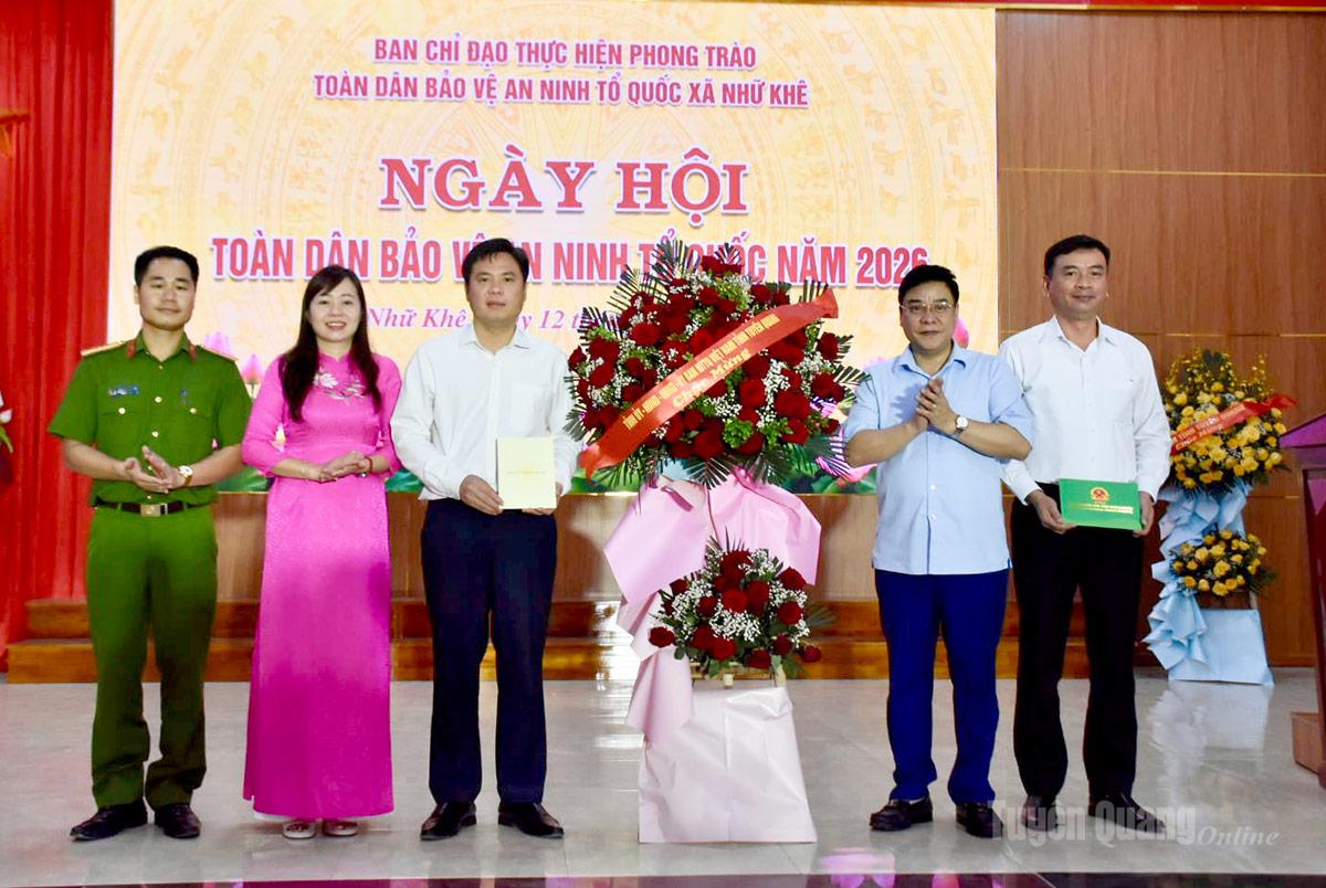 Ngày hội Toàn dân bảo vệ an ninh Tổ quốc tại xã Nhữ Khê