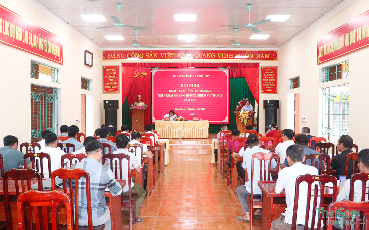 Hội nghị giao ban thường kỳ tháng 5, triển khai nhiệm vụ trọng tâm tháng 6 năm 2026