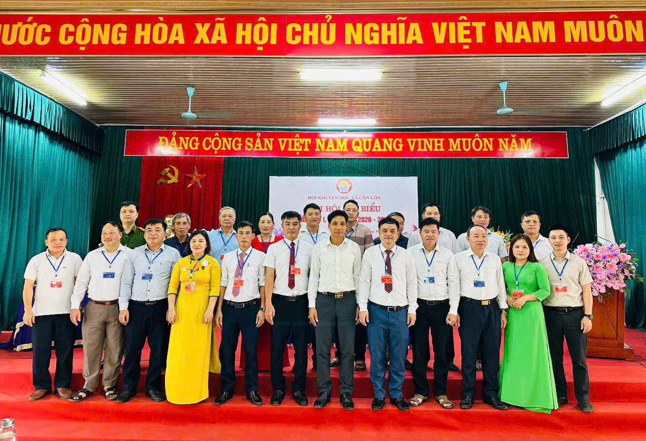 ĐẠI HỘI ĐẠI BIỂU HỘI KHUYẾN HỌC XÃ CÔN LÔN LẦN THỨ I, NHIỆM KỲ 2026-2031