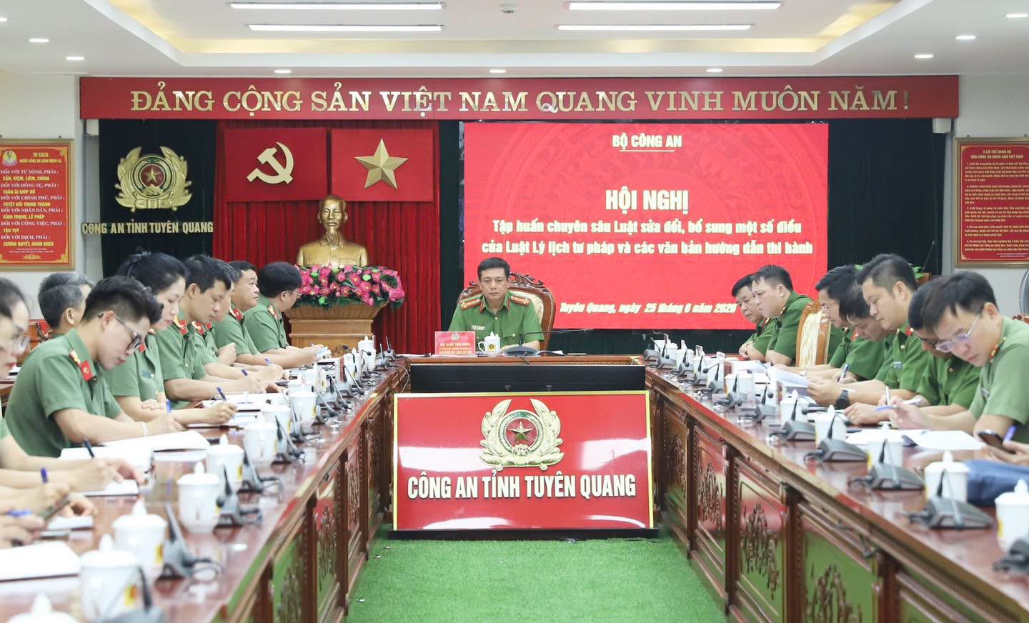 TẬP HUẤN CHUYÊN SÂU LUẬT SỬA ĐỔI, BỔ SUNG MỘT SỐ ĐIỀU CỦA LUẬT LÝ LỊCH TƯ PHÁP