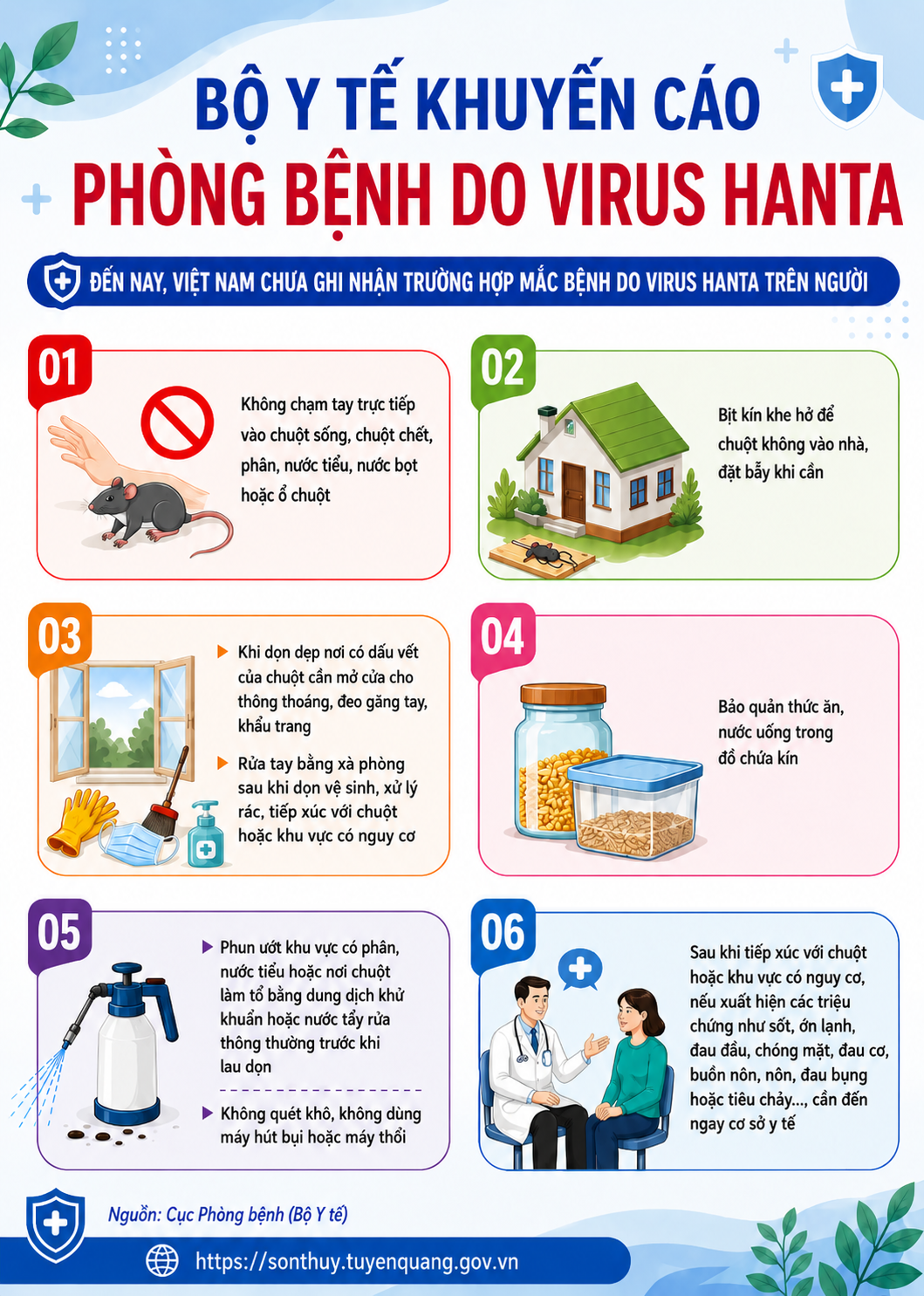 TRIỂN KHAI TĂNG CƯỜNG PHÒNG, CHỐNG DỊCH BỆNH DO VI RÚT HANTA TRÊN ĐỊA BÀN XÃ
