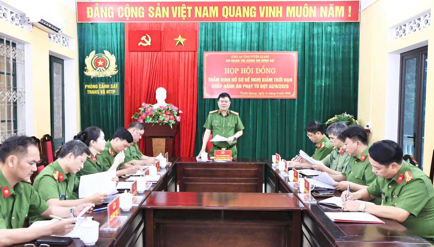 XEM XÉT, ĐỀ NGHỊ GIẢM THỜI HẠN CHẤP HÀNH ÁN PHẠT TÙ ĐỢT 02/9/2026