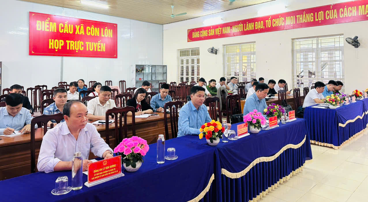 XÃ CÔN LÔN TỔ CHỨC HỘI NGHỊ TỔNG KẾT CÔNG TÁC BẦU CỬ ĐẠI BIỂU QUỐC HỘI KHÓA XVI VÀ ĐẠI BIỂU HĐND CÁC CẤP, NHIỆM KỲ 2026-2031