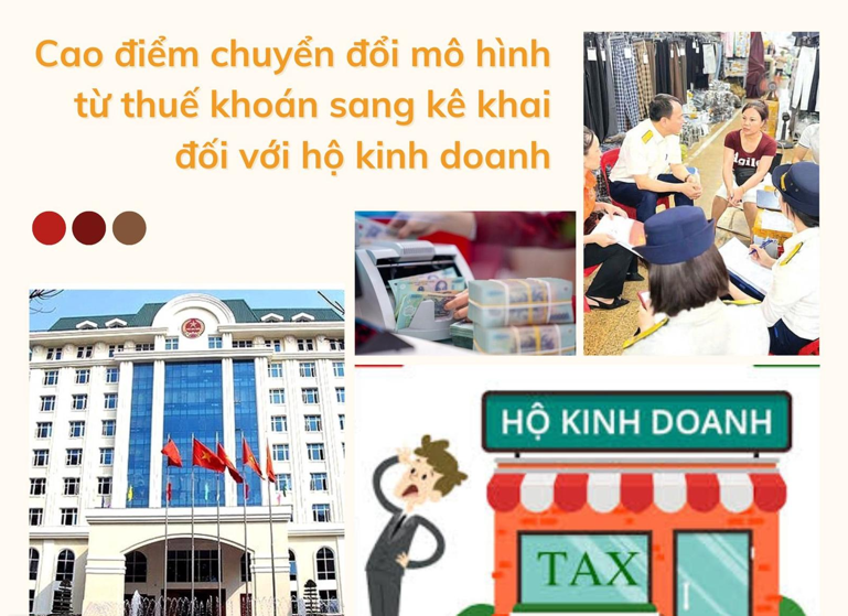  “60 ngày cao điểm” chuyển đổi mô hình thuế đối với hộ kinh doanh