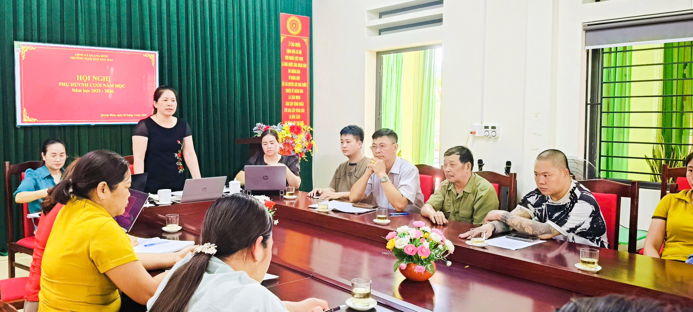 Quang Bình: Trường Mầm non Sao Mai tổ chức Hội nghị phụ huynh cuối năm học 2025 – 2026