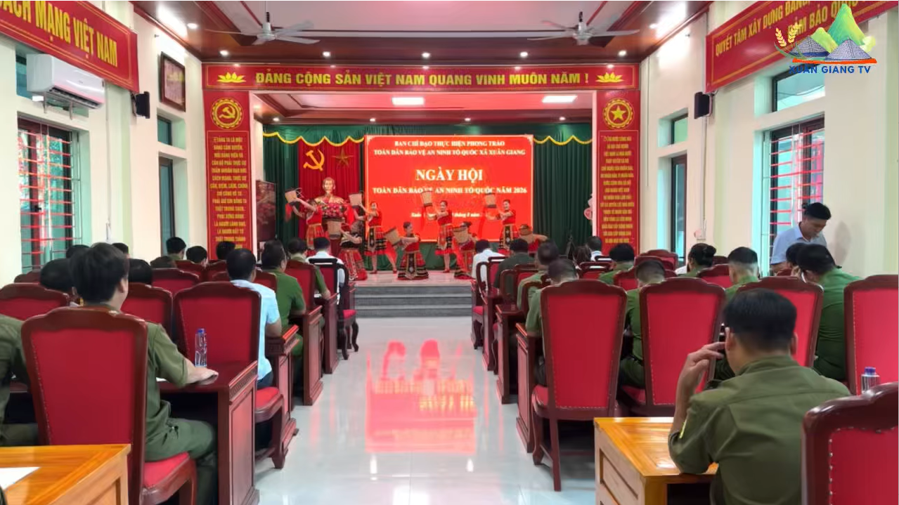 XUÂN GIANG TỔ CHỨC NGÀY HỘI TOÀN DÂN BẢO VỆ AN NINH TỔ QUỐC 2026