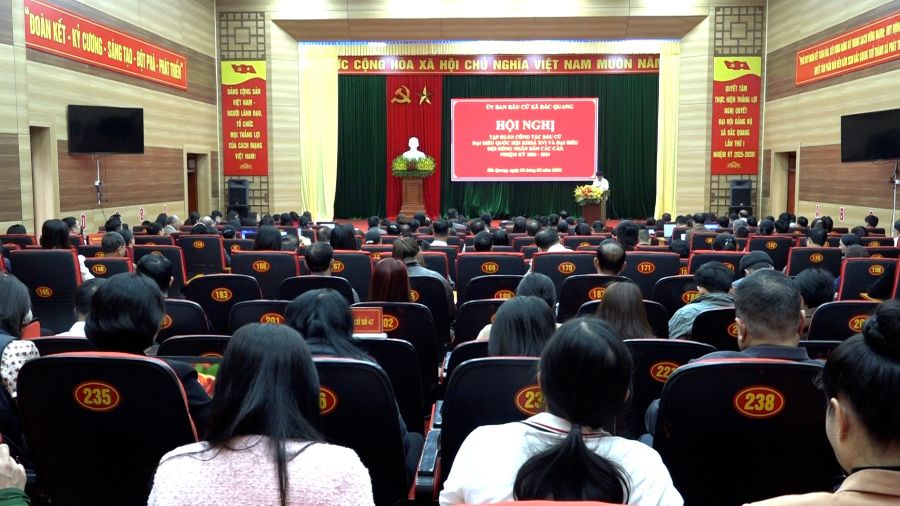 Xã Bắc Quang tổ chức tập huấn nghiệp vụ công tác bầu cử đại biểu quốc hội khóa XVI và đại biểu HĐND các cấp nhiệm kỳ 2026–2031