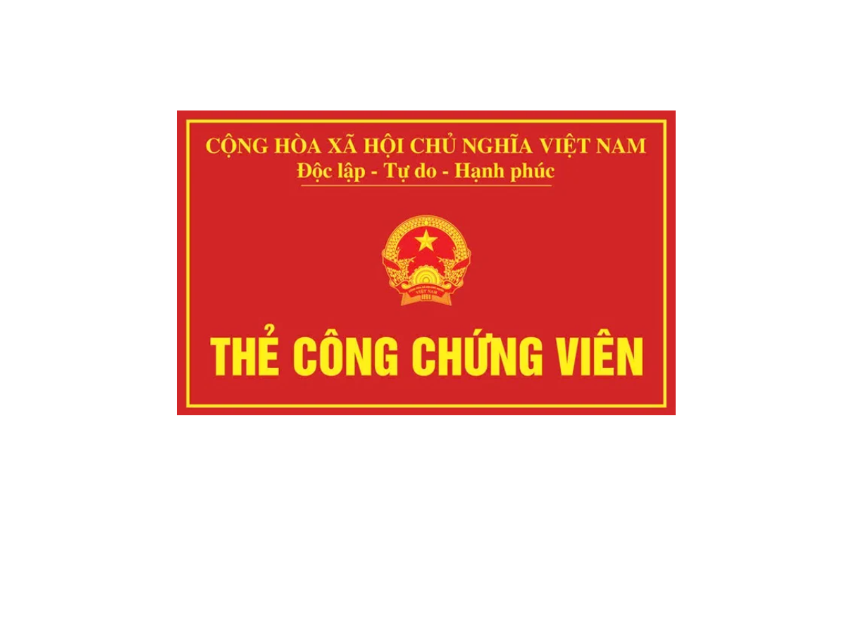 Quyết định Cấp thẻ công chứng viên (Nguyễn Hồng Vân)