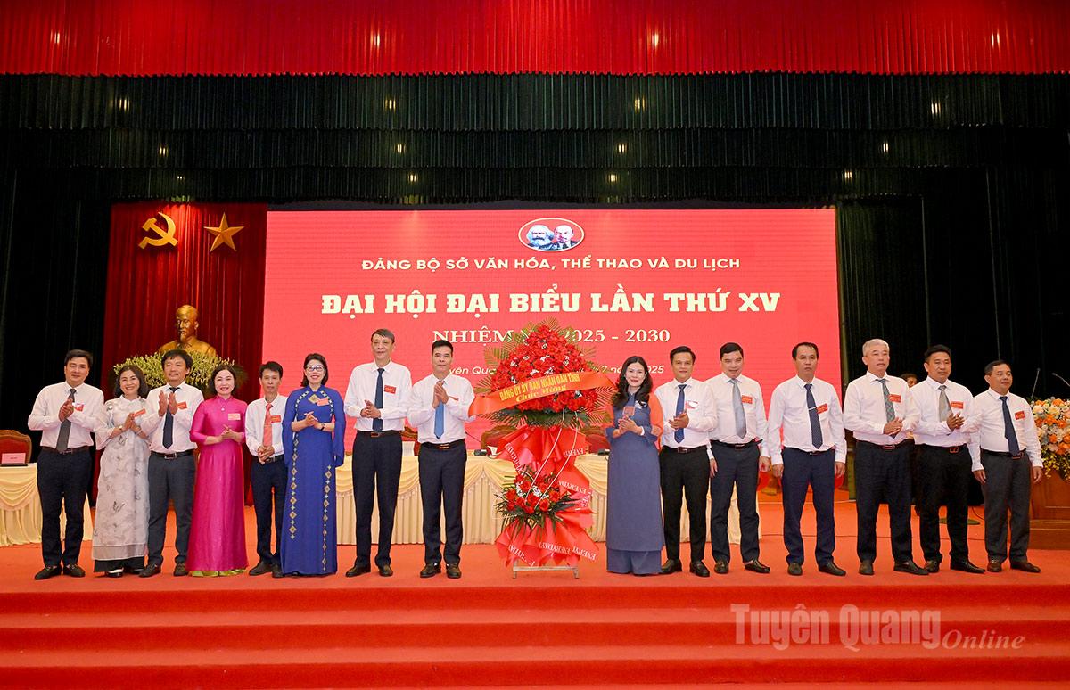 Đại hội Đảng bộ Báo và phát thanh, truyền hình; Sở Văn hóa, thể thao và du lịch; Thanh tra tỉnh; Ngân hàng CSXH tỉnh nhiệm kỳ 2025-2030