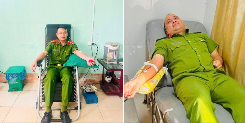 CÁN BỘ, CHIẾN SĨ CÔNG AN TUYÊN QUANG LIÊN TIẾP HIẾN MÁU CỨU NGƯỜI DỊP NGHỈ LỄ 2/9