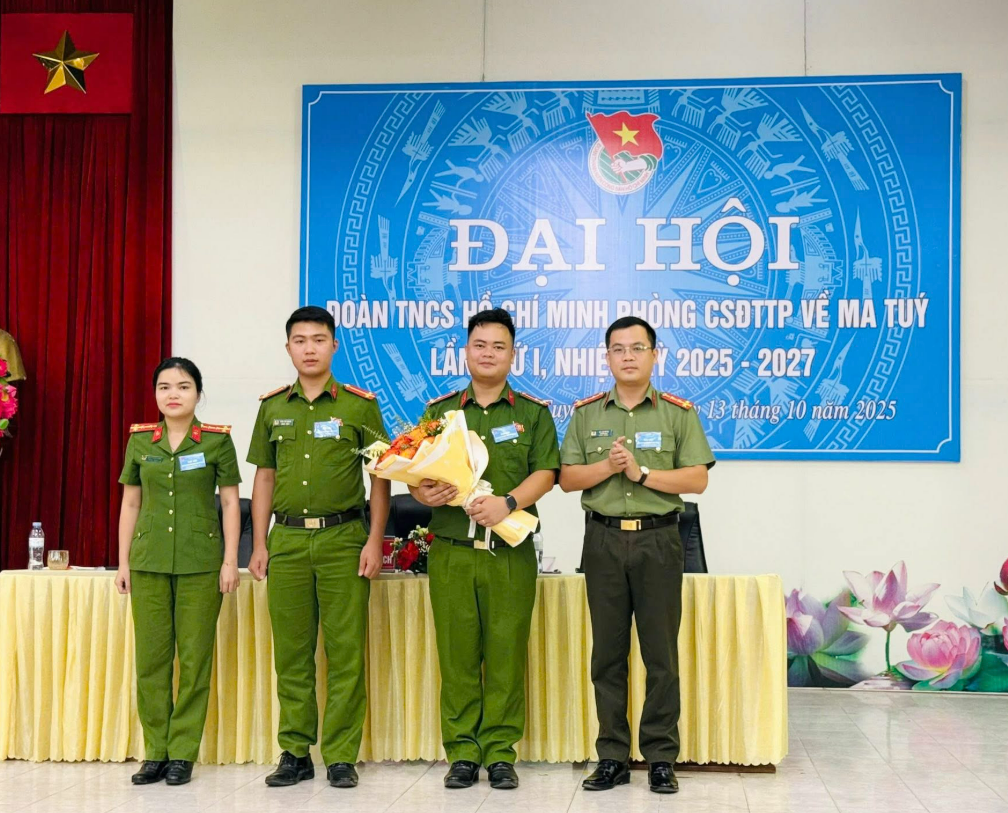 ĐẠI HỘI CHI ĐOÀN PHÒNG CẢNH SÁT ĐTTP VỀ MA TÚY THÀNH CÔNG TỐT ĐẸP