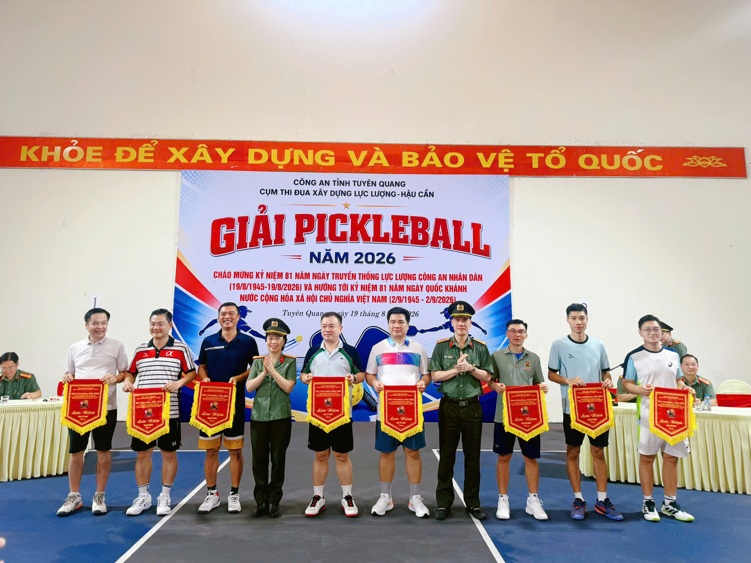 SÔI NỔI GIẢI PICKLEBALL CỤM THI ĐUA XÂY DỰNG LỰC LƯỢNG - HẬU CẦN NĂM 2026