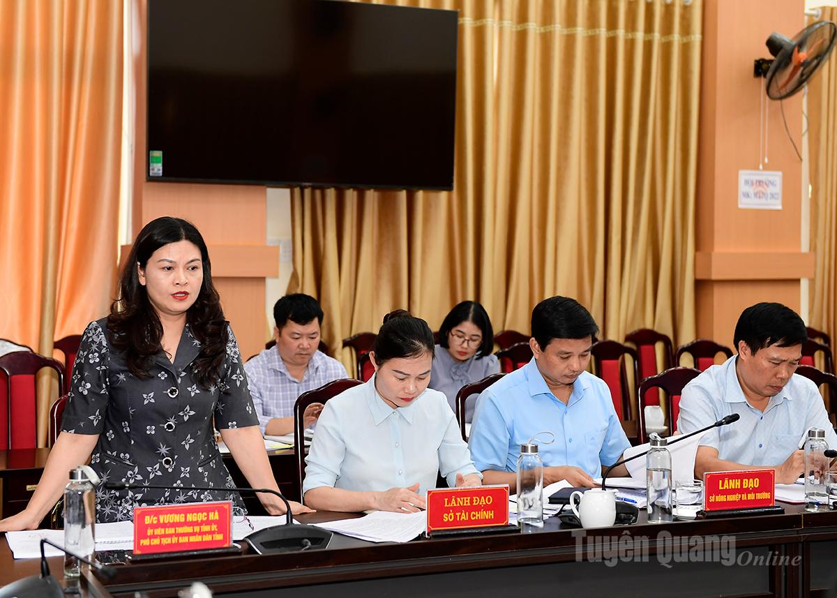 Thống nhất việc triển khai hỗ trợ nhân dân khắc phục thiệt hại do bão số 10