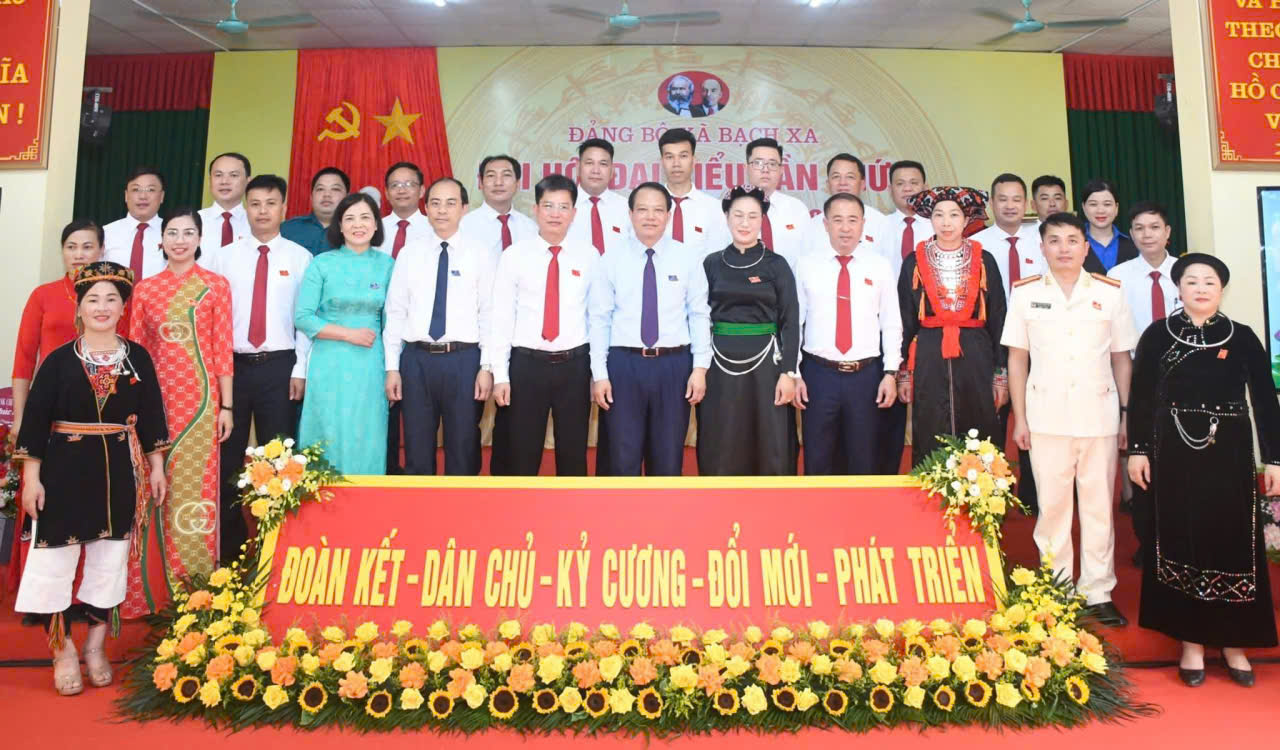 ĐẠI HỘI ĐẠI BIỂU ĐẢNG BỘ XÃ BẠCH XA  LẦN THỨ I,  NHIỆM KỲ 2025-2030 THÀNH CÔNG TỐT ĐẸP