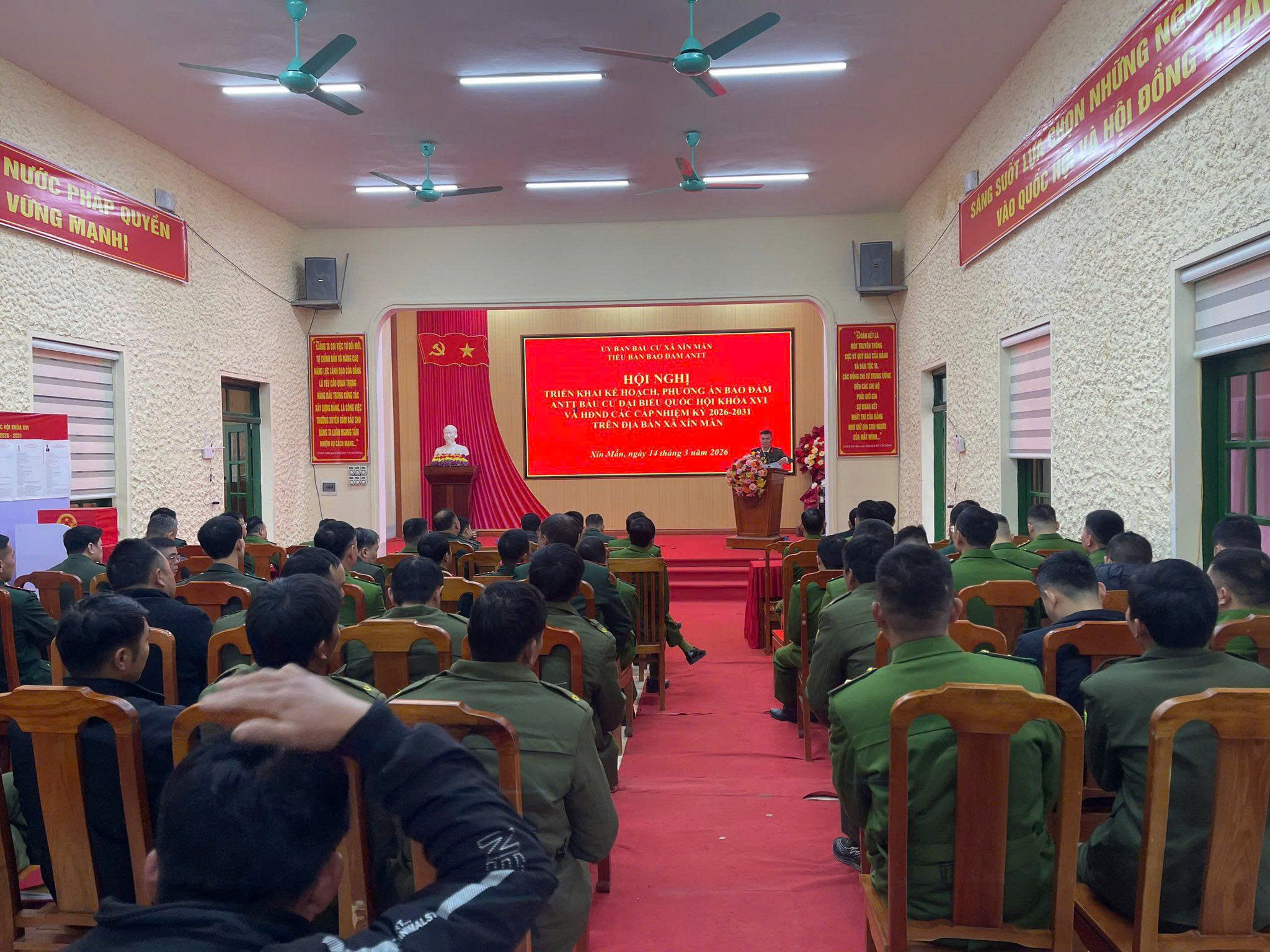 TRIỂN KHAI CÔNG TÁC ĐẢM BẢO ANTT BẦU CỬ ĐẠI BIỂU QUỐC HỘI KHÓA XIV VÀ ĐẠI BIỂU HĐND CÁC CẤP, NHIỆM KỲ 2026 - 2031