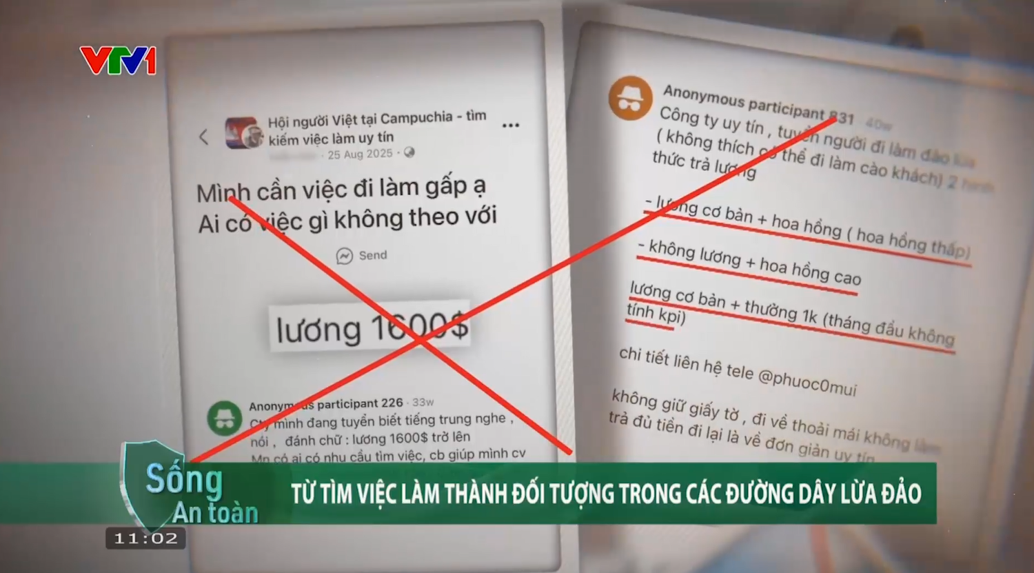 TỪ TÌM VIỆC LÀM THÀNH CÁC ĐỐI TƯỢNG TRONG ĐƯỜNG DÂY LỪA ĐẢO