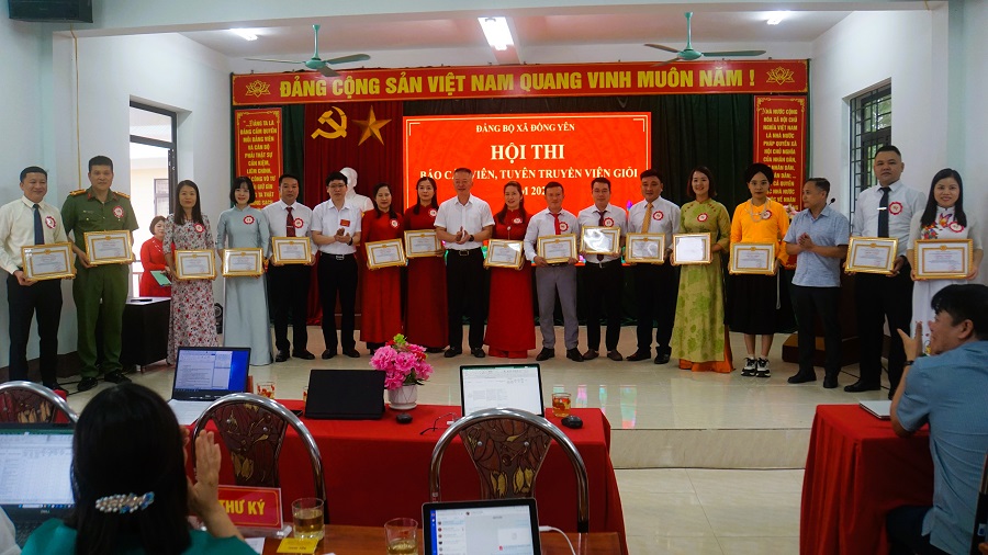 Đảng ủy xã Đồng Yên tổ chức thành công Hội thi báo cáo viên, tuyên truyền viên giỏi đợt 1 năm 2026
