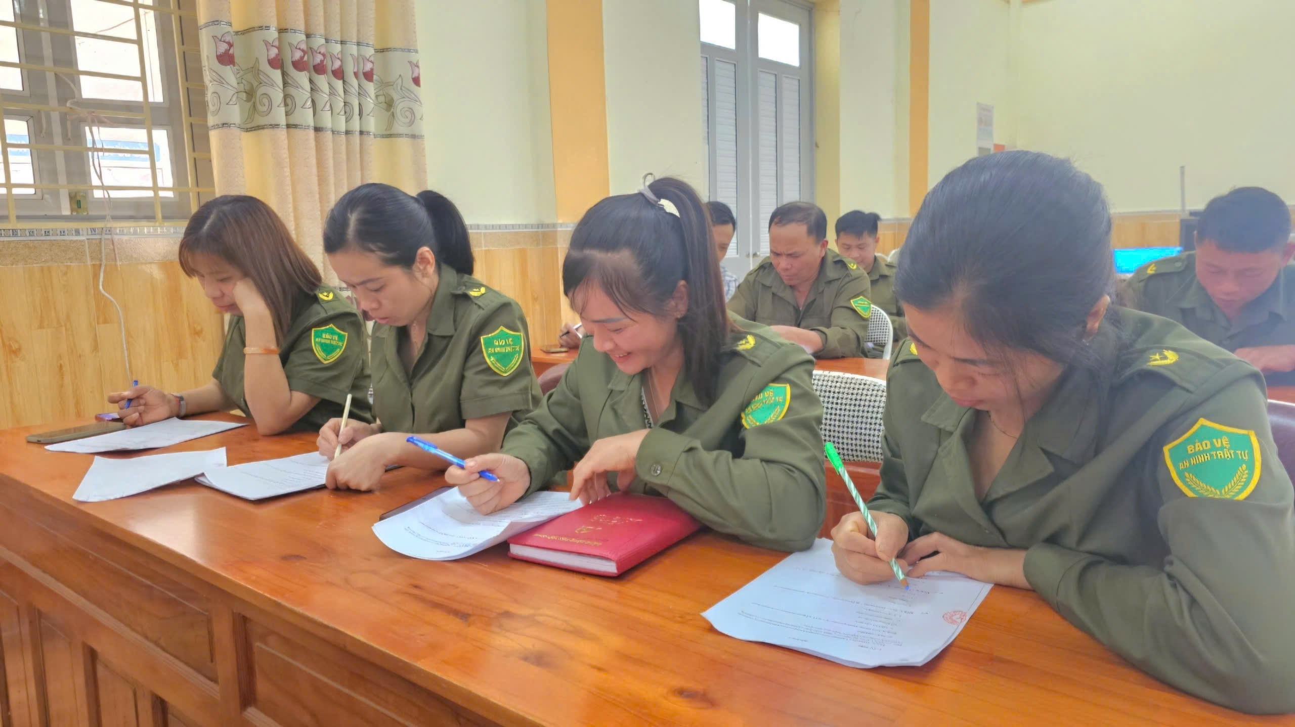 HÒA AN TỔ CHỨC HỘI THI LỰC LƯỢNG BẢO VỆ ANTT Ở CƠ SỞ GIỎI