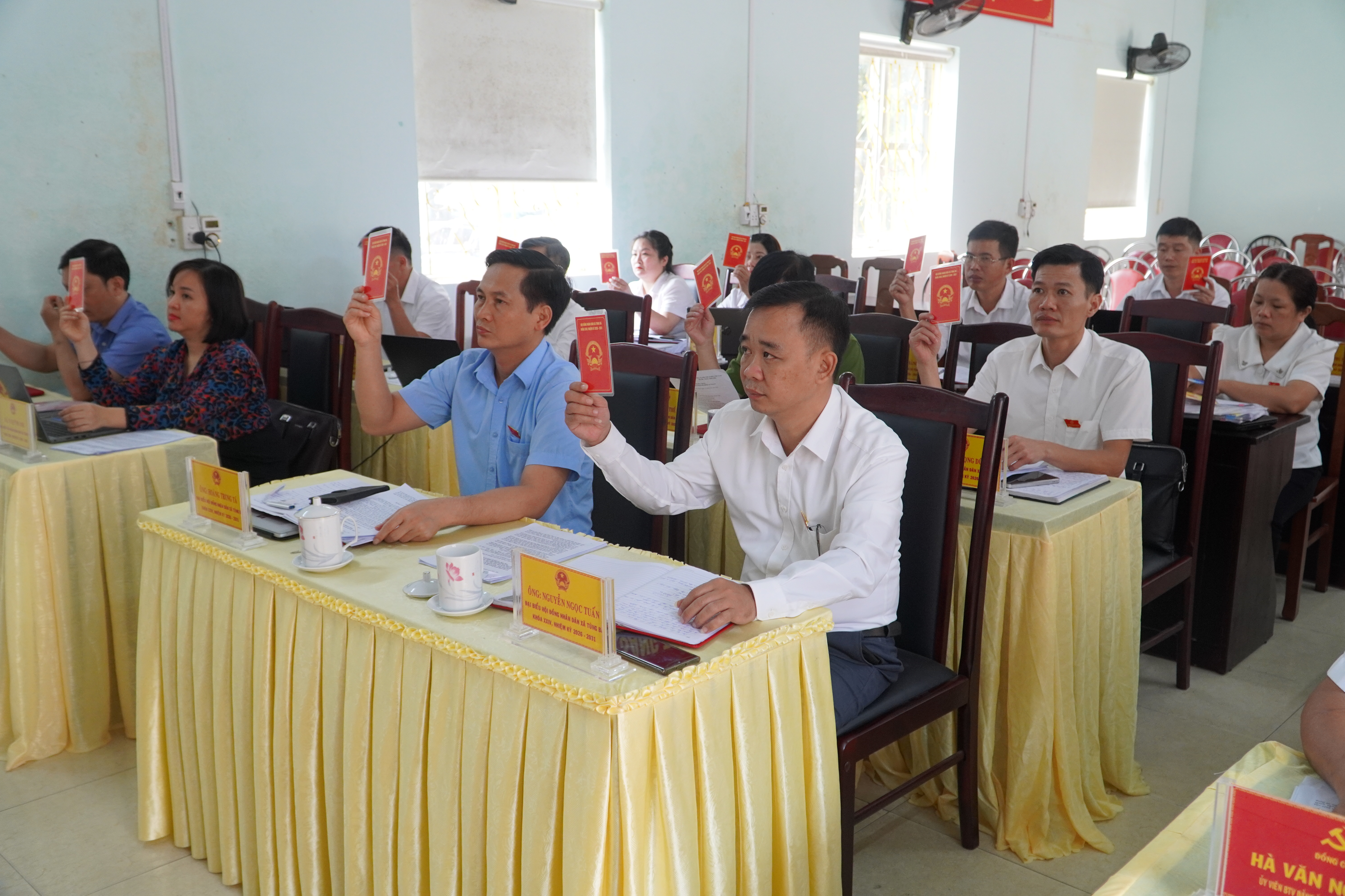 HỘI ĐỒNG NHÂN DÂN XÃ TÙNG BÁ TỔ CHỨC KỲ HỌP THỨ 5 (KỲ HỌP CHUYÊN ĐỀ), KHÓA XXIV, NHIỆM KỲ 2026 – 2031