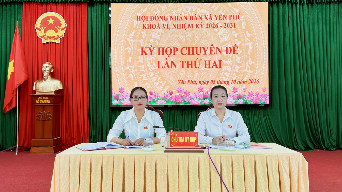 HỘI ĐỒNG NHÂN DÂN XÃ YÊN PHÚ KHÓA VI, NHIỆM KỲ 2026 – 2031 TỔ CHỨC KỲ HỌP CHUYÊN ĐỀ LẦN THỨ HAI