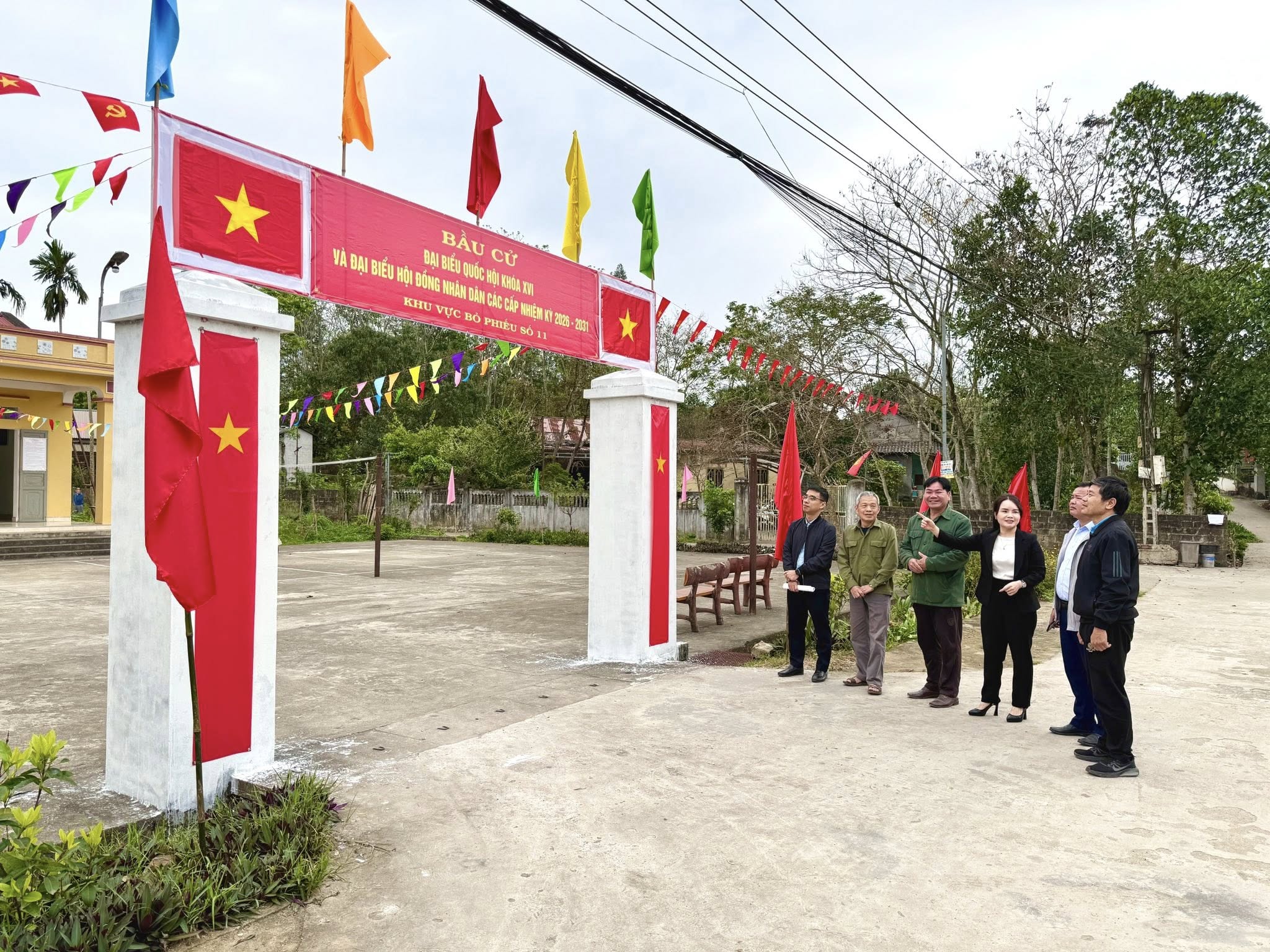 Xã Sơn Dương rà soát, kiểm tra công tác chuẩn bị bầu cử tại cơ sở