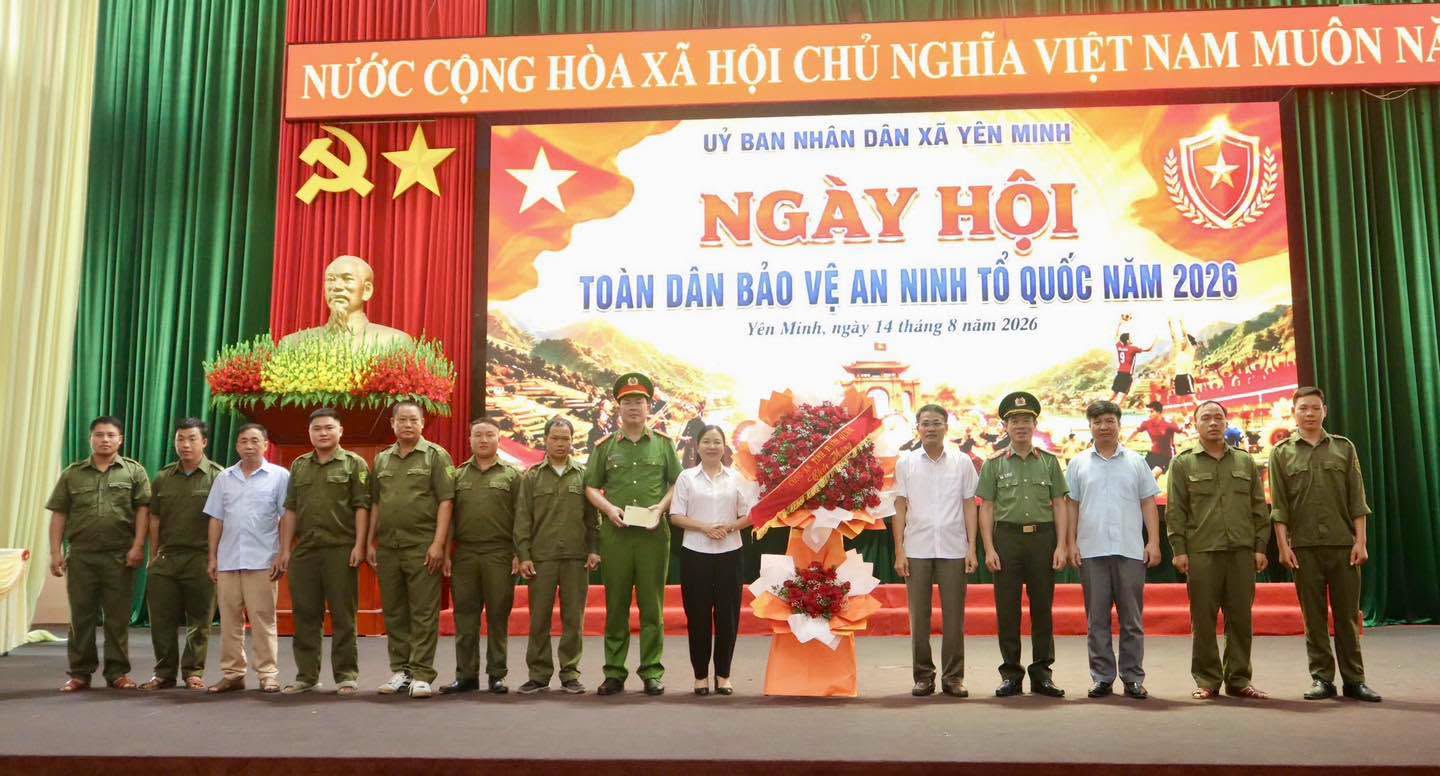YÊN MINH TỔ CHỨC NGÀY HỘI TOÀN DÂN BẢO VỆ AN NINH TỔ QUỐC NĂM 2026